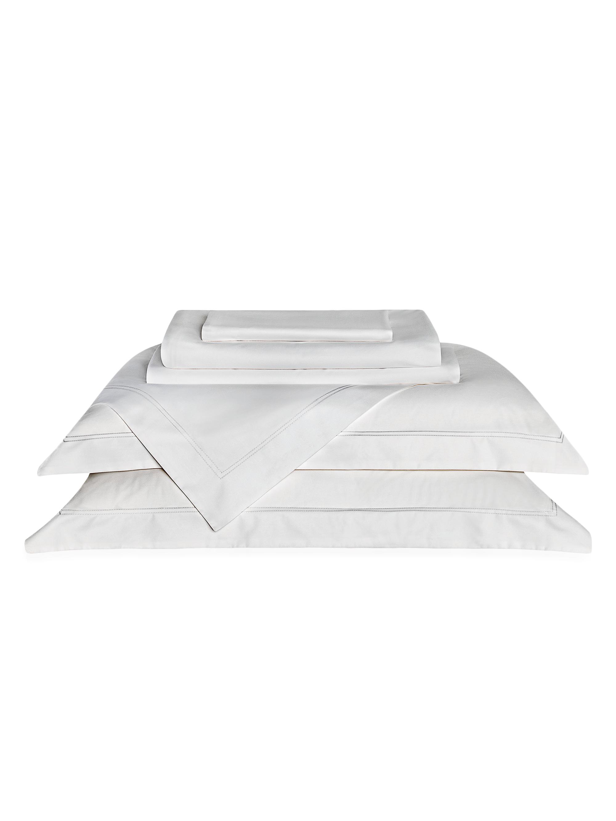 Togas Royal Duvet Cover & Sham Collection - White European