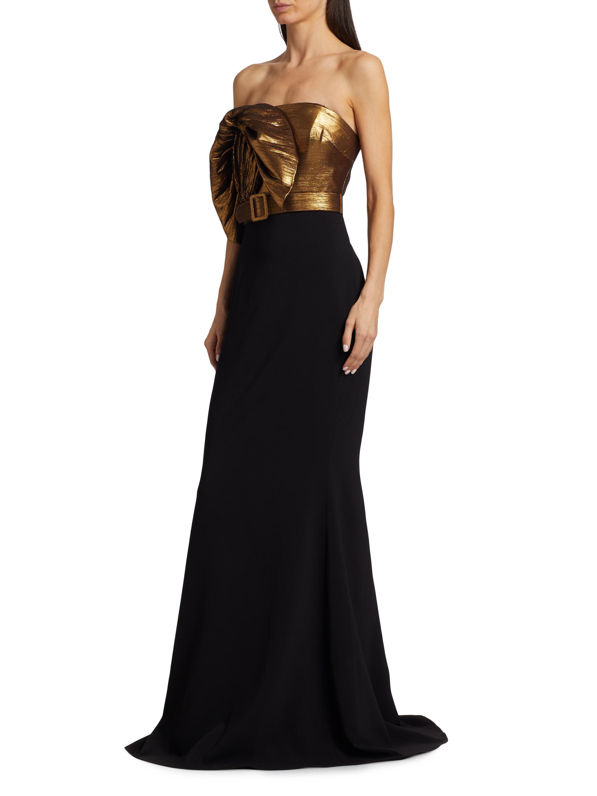 green dress with gold accents Green And Gold Quinceanera Dresses | Ball Gown by GL3522 main image 1