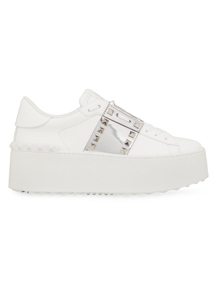 Valentino Garavani Platform Rockstud Untitled Sneakers In