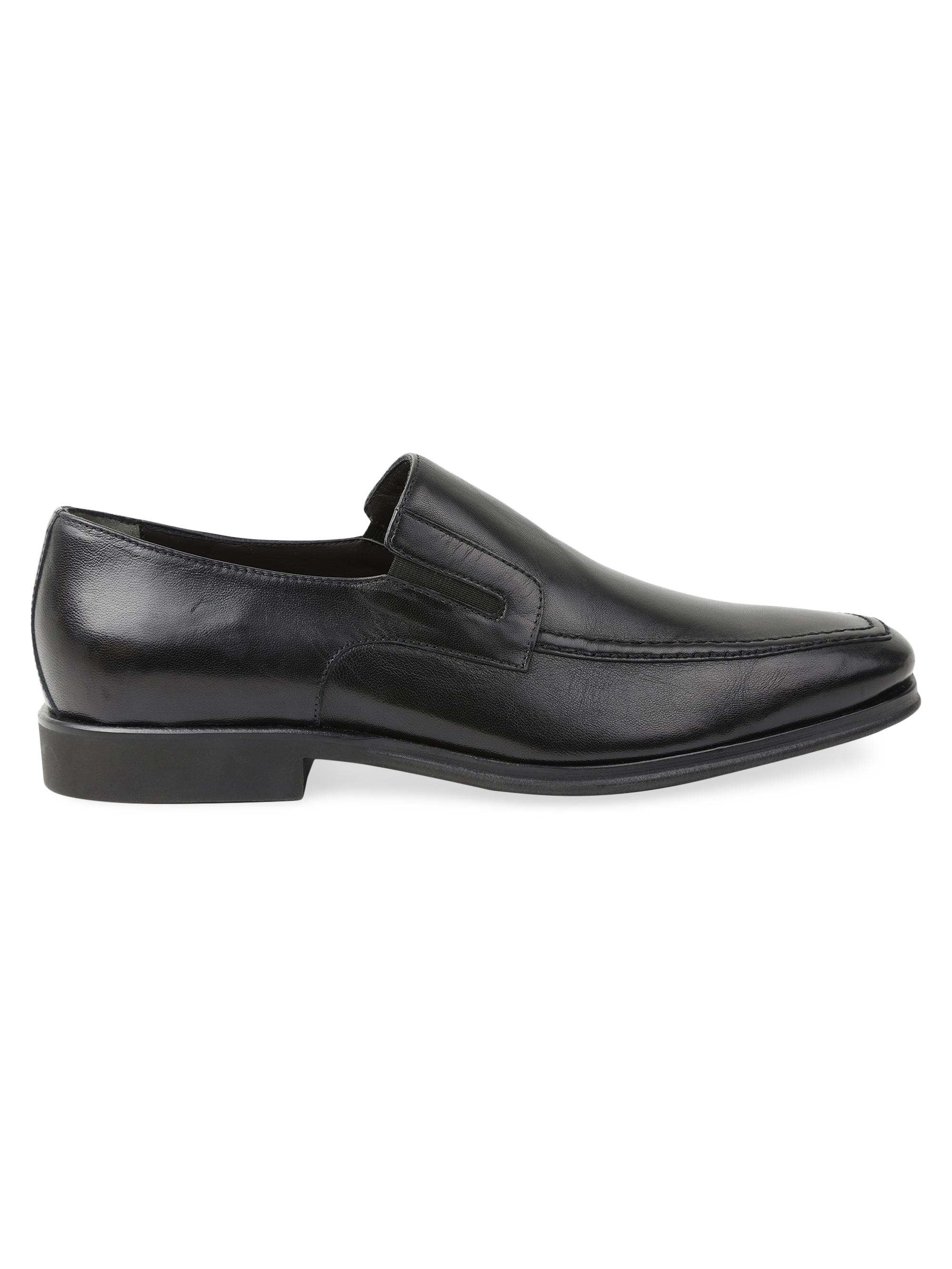 Bruno Magli Mens Black Italian Leather Designer Loafer Dress Shoe 8 Bruno Magli Raging Leather Side-Bit Loafer exclusive at  main image 4