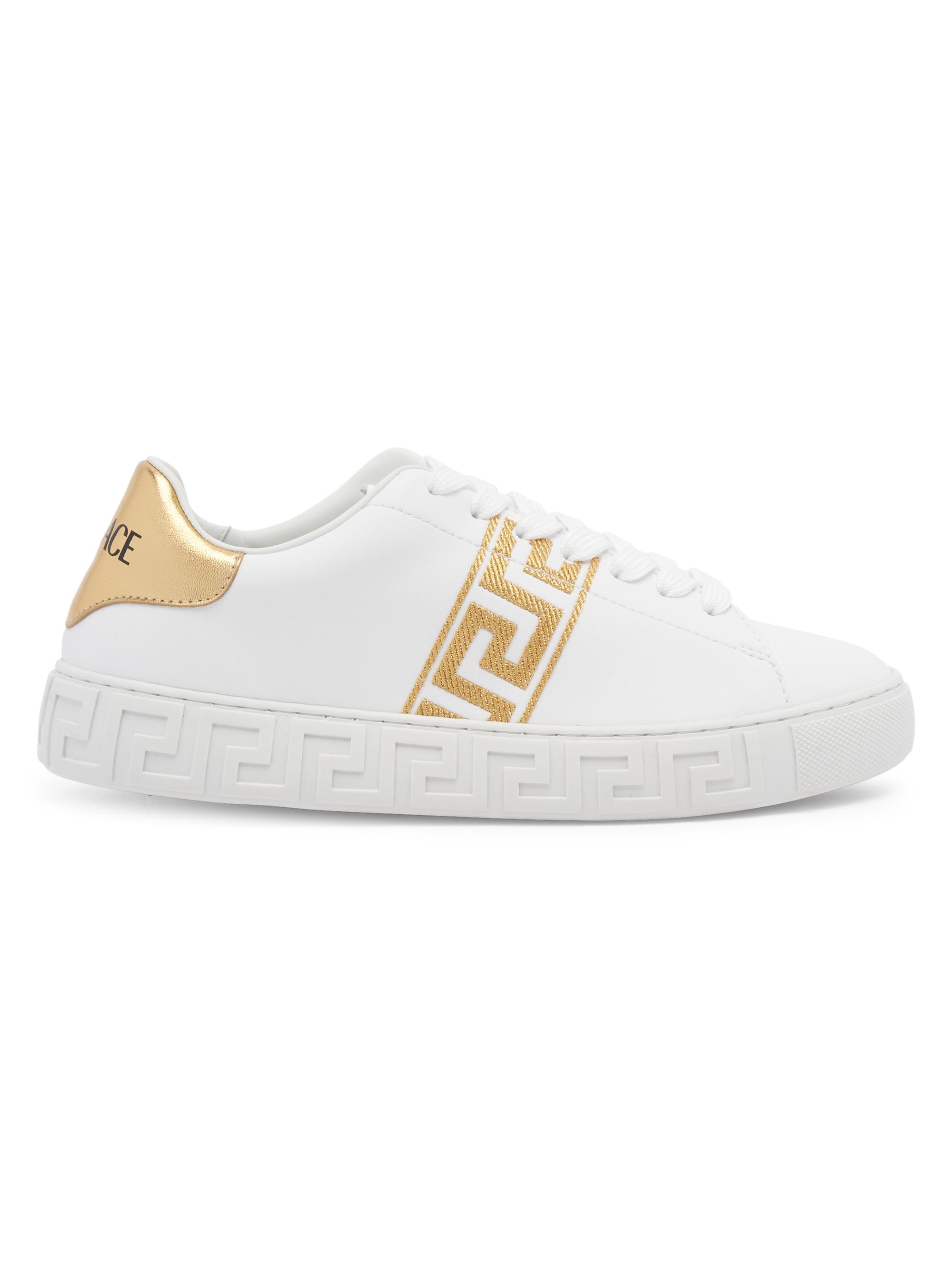 Versace Embroidered Low-Top Sneakers Saks Fifth Avenue