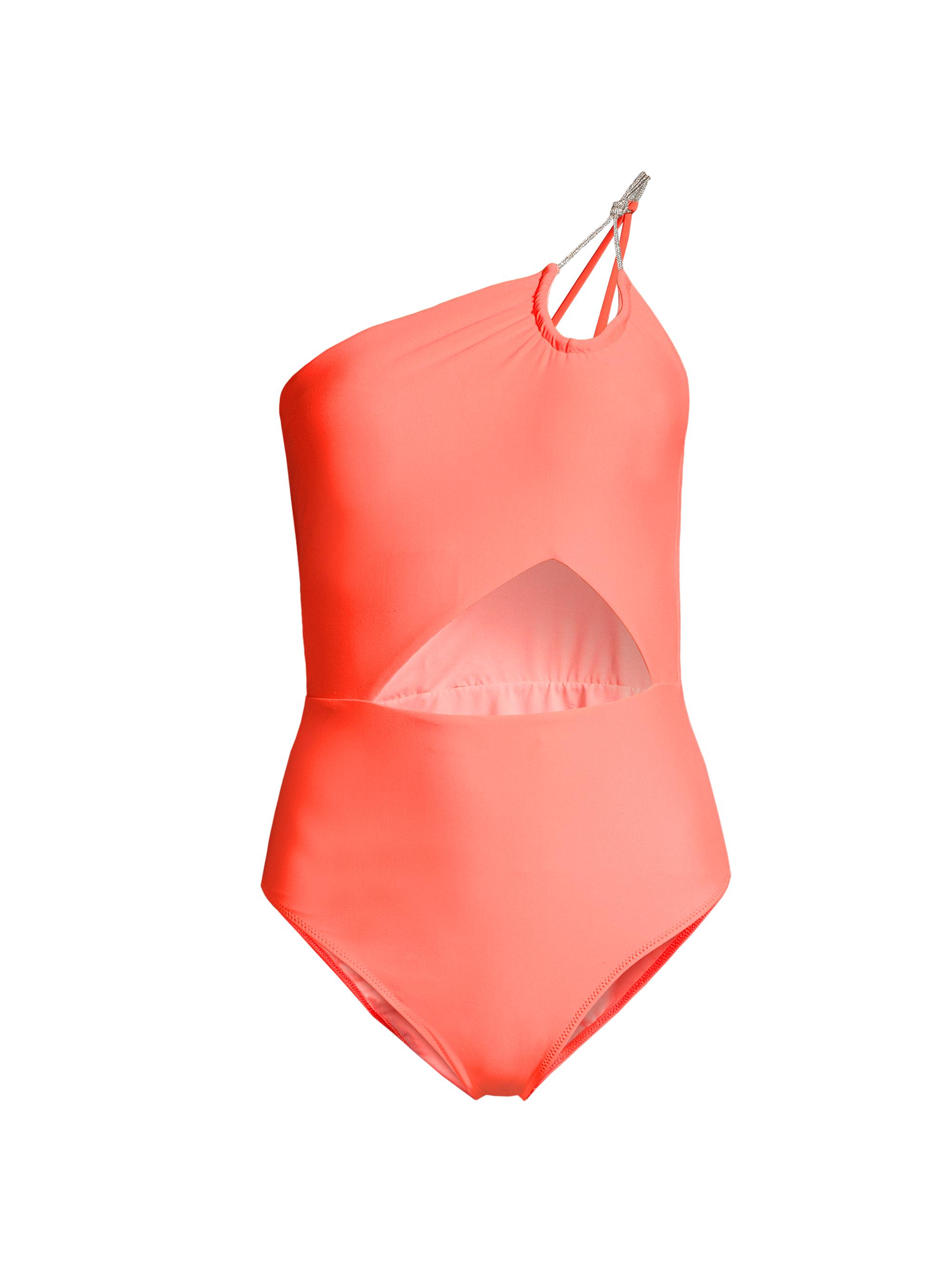 Ramy Brook Women's India Asymmetric One-Piece Swimsuit - Orangeade