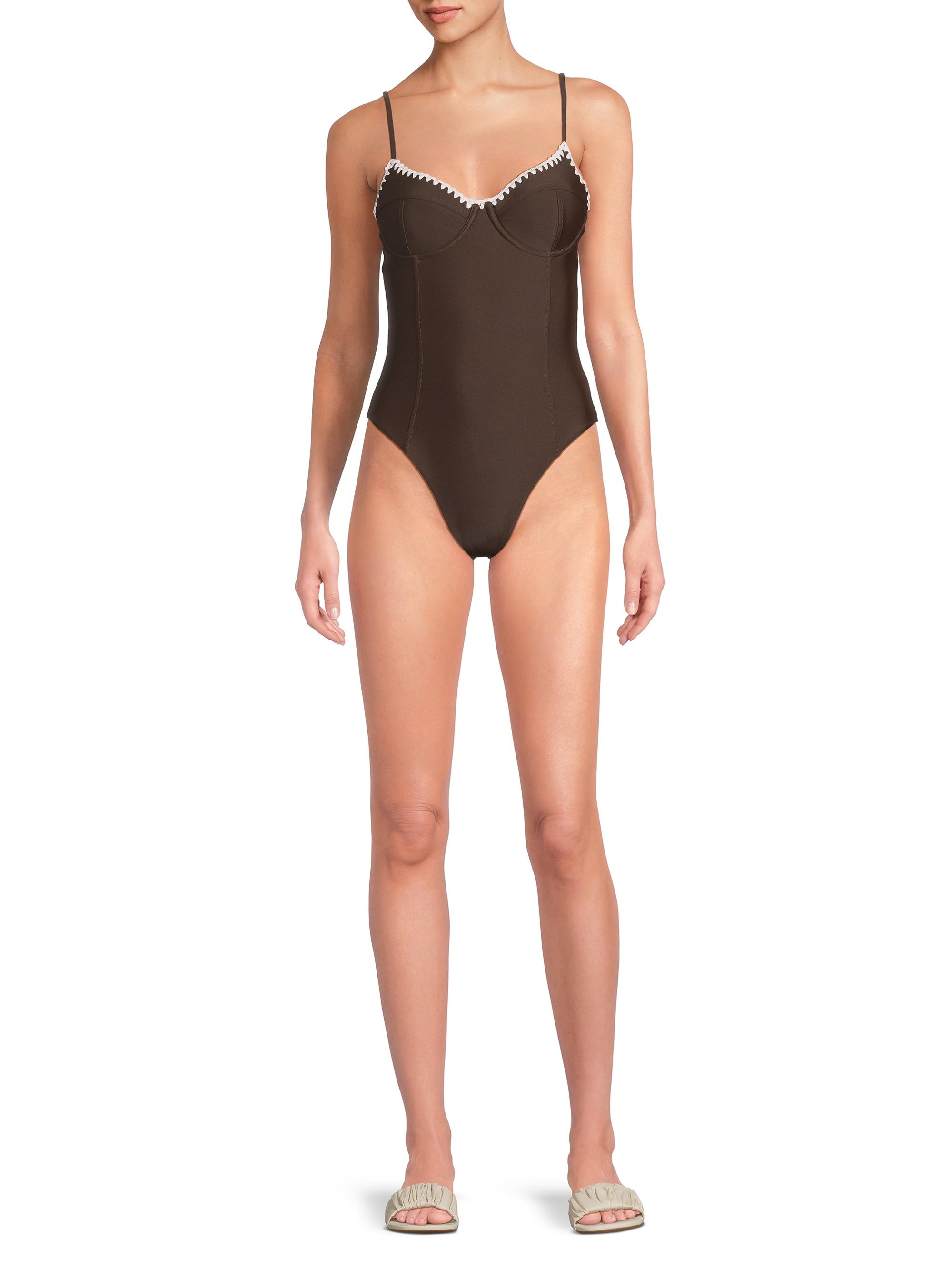 Ramy Brook Addisyn Whipstitch One-Piece Swimsuit | Saks Fifth Avenue