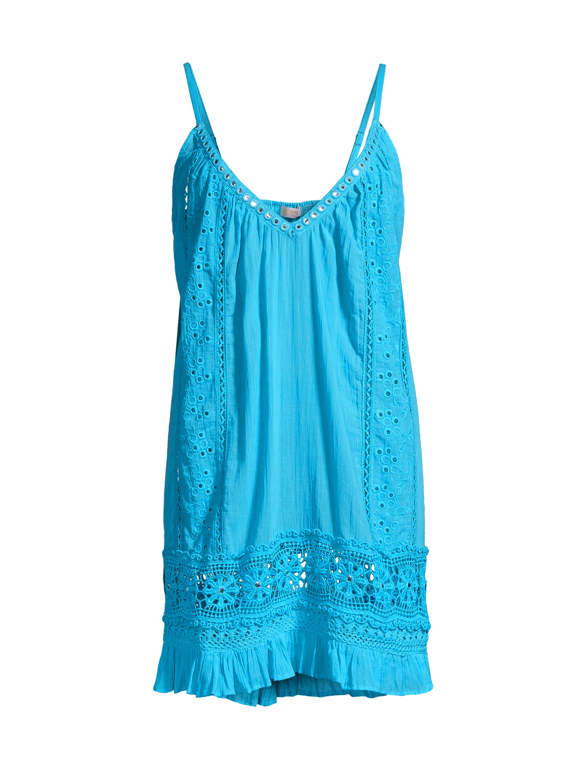 Ramy Brook Women's Laylah Eyelet Cotton Minidress - Poolside