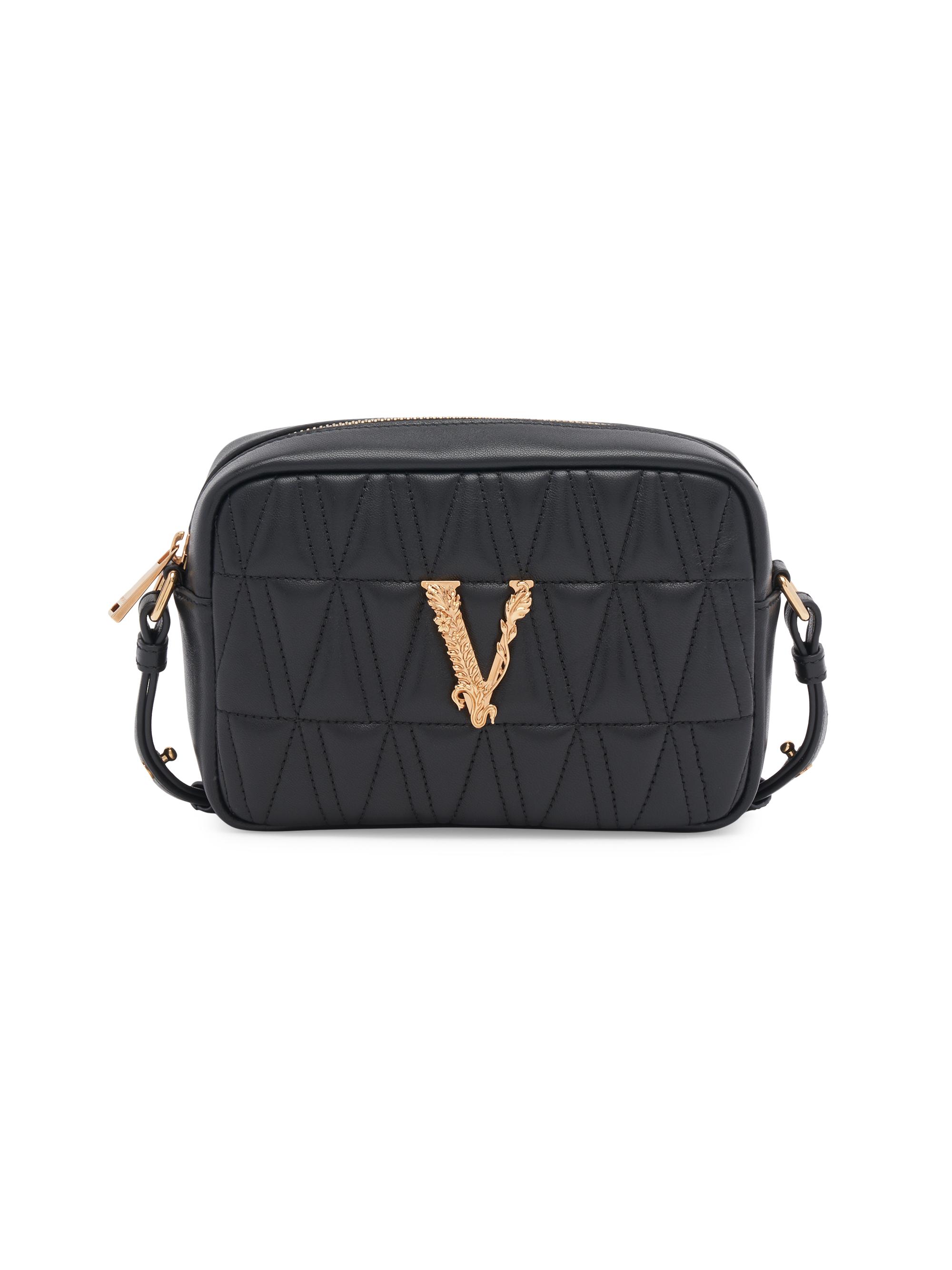 Versace Black Virtus Clutch