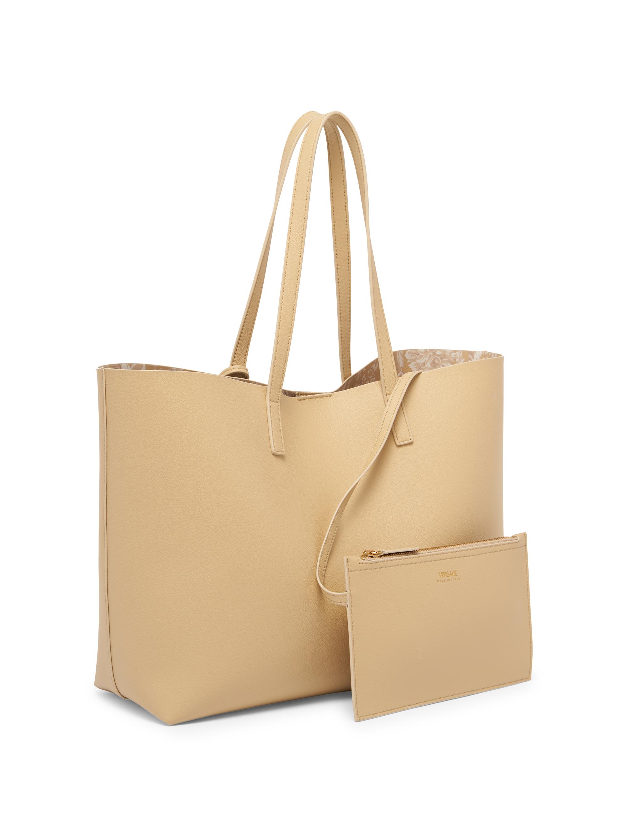 Versace Virtus Leather Tote | Saks Fifth Avenue