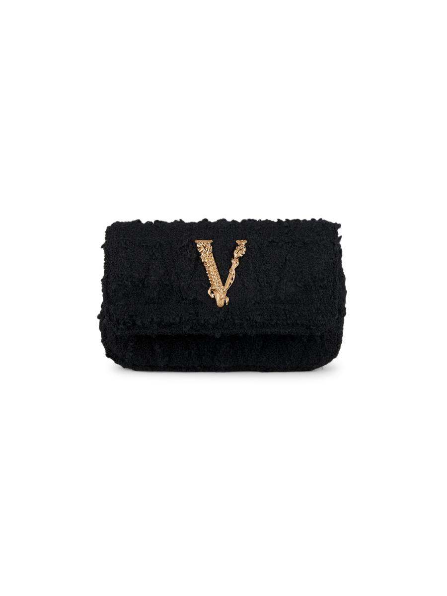 Versace Mini Virtus Wool-Blend Bag | Saks Fifth Avenue