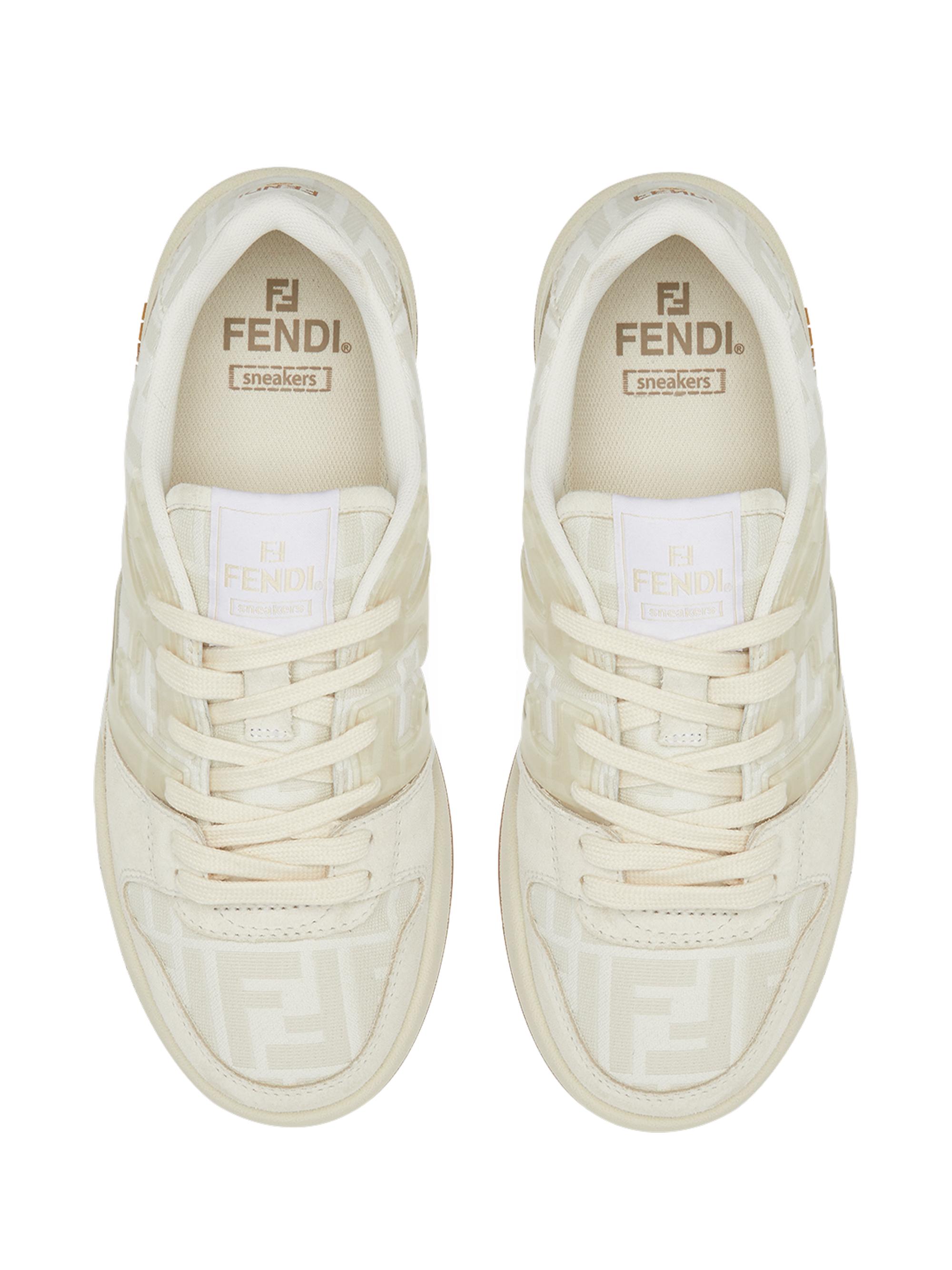 Fendi Fendi Match Suede & Jacquard Low-Top Sneakers | Saks
