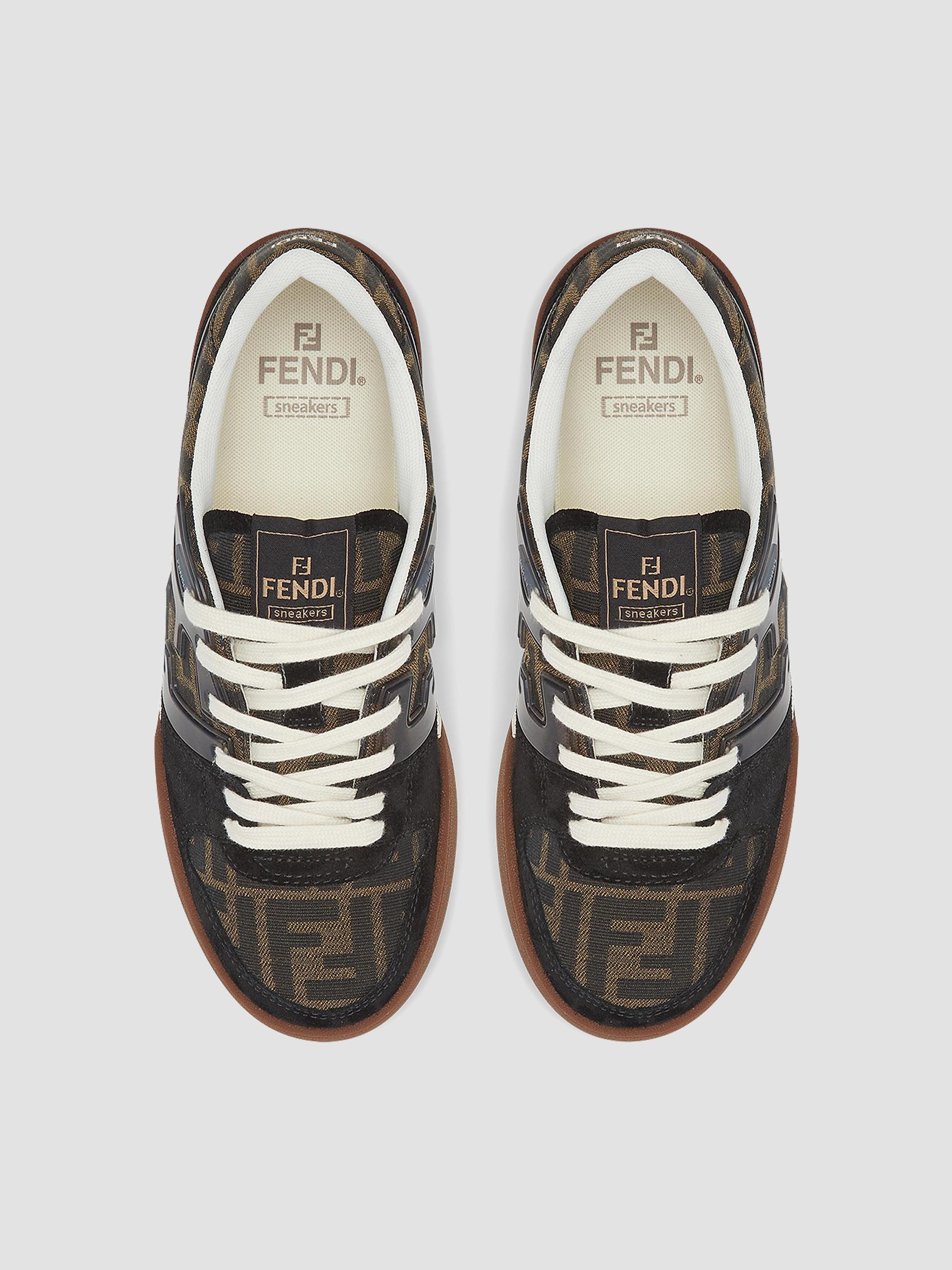 FENDIスニーカー Fendi Fendi Match Suede & Jacquard Low-Top Sneakers | Saks Fifth