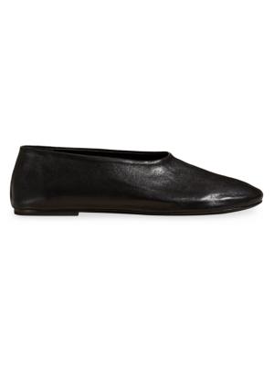 Marcy Leather Ballerinas