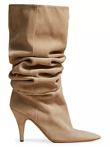 River Suede Slouch Boots