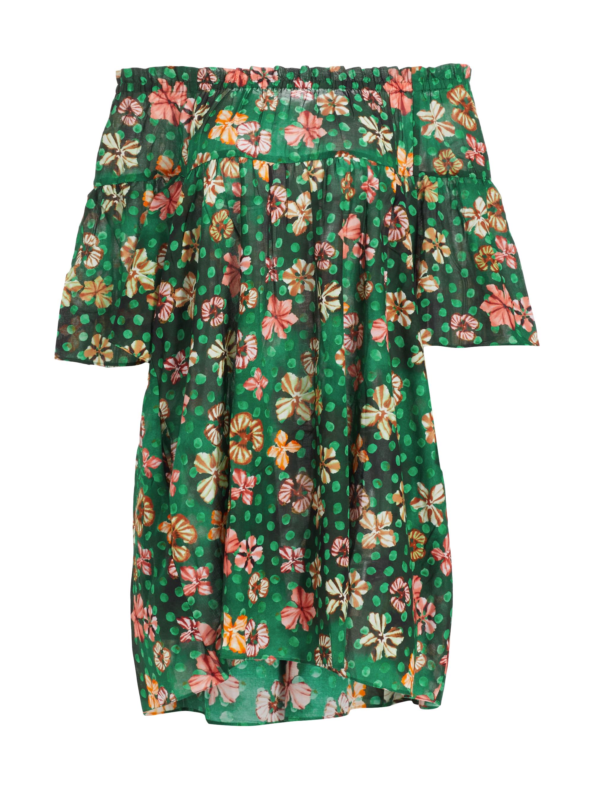 Ulla Johnson Women's Gallia Off-the-Shoulder Cover-Up Dress - Veridian