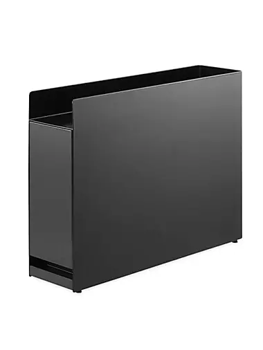 Yamazaki Home Round Cutting Board Stand - Steel - Black