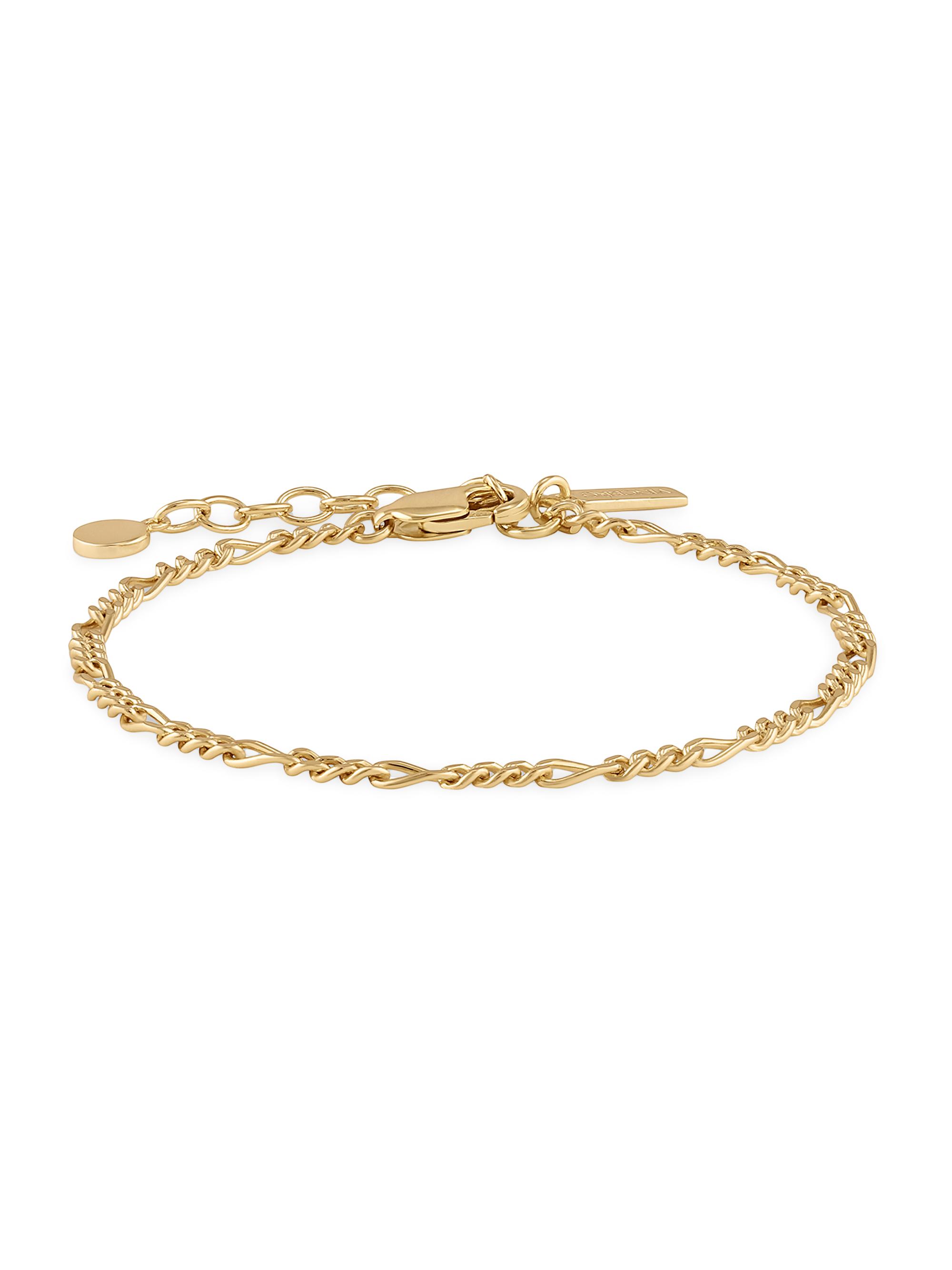 Vincero Women's The Thin Figaro Chain Bracelet - Gold