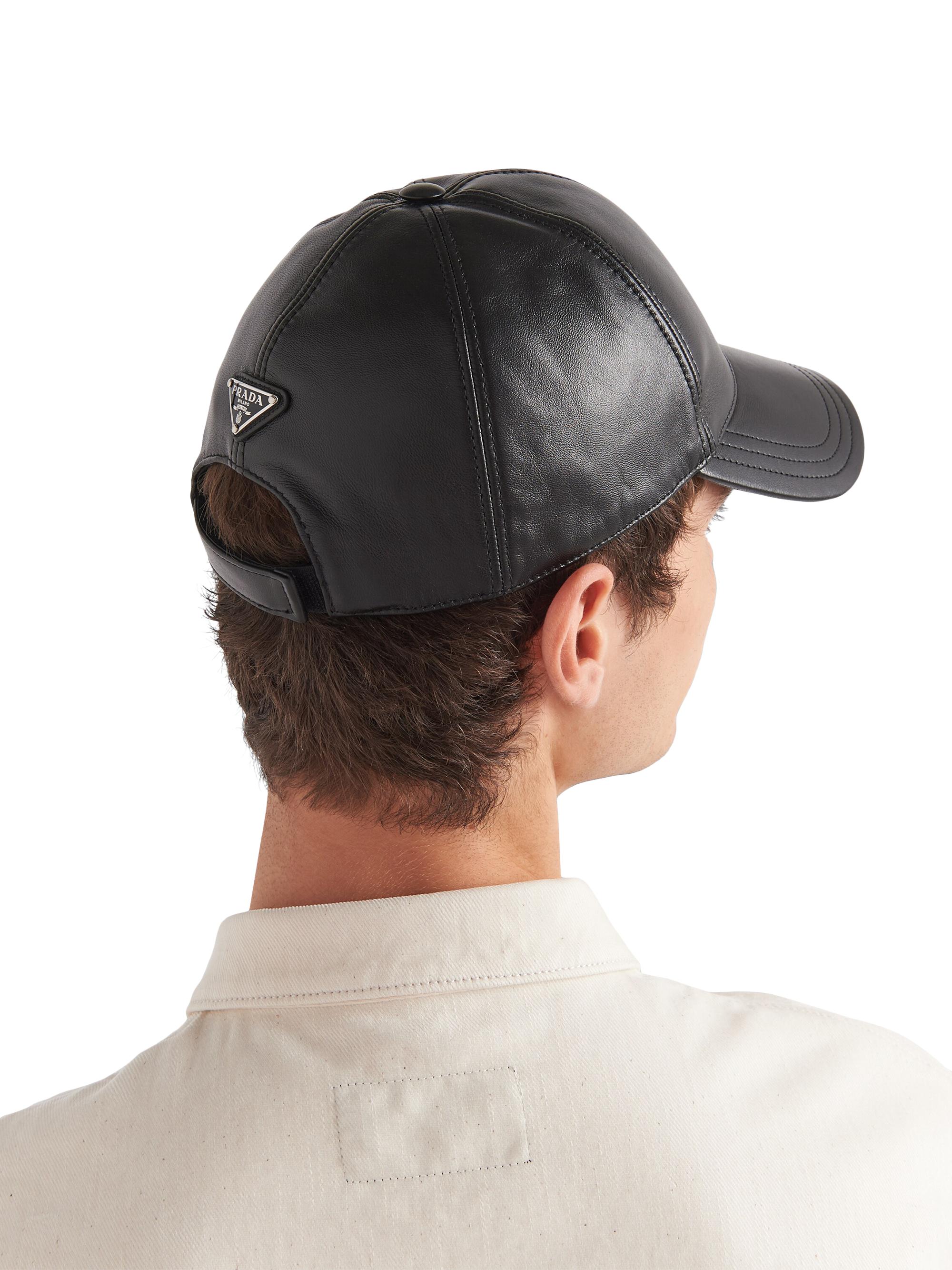 Prada Nappa Leather Baseball Cap | Saks Fifth Avenue