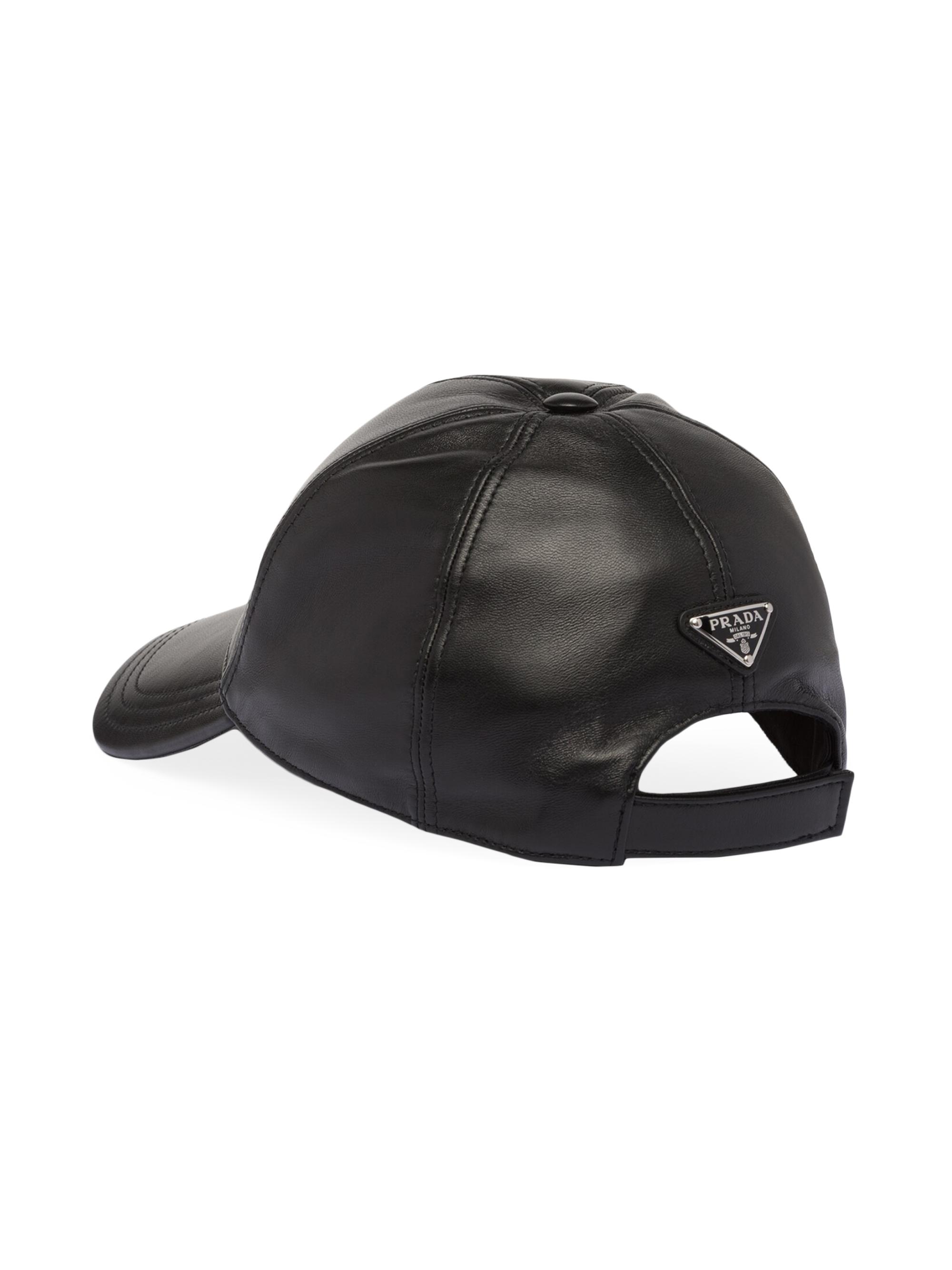 Prada Nappa Leather Baseball Cap | Saks Fifth Avenue
