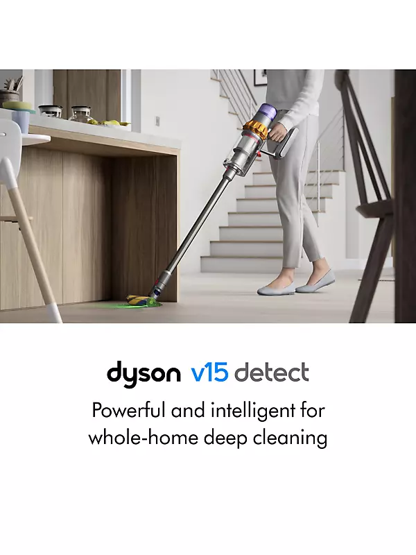 Shop Dyson V15 Detect Vacuum | Saks Fifth Avenue Shop Dyson V15 Detect Vacuum | Saks Fifth Avenue