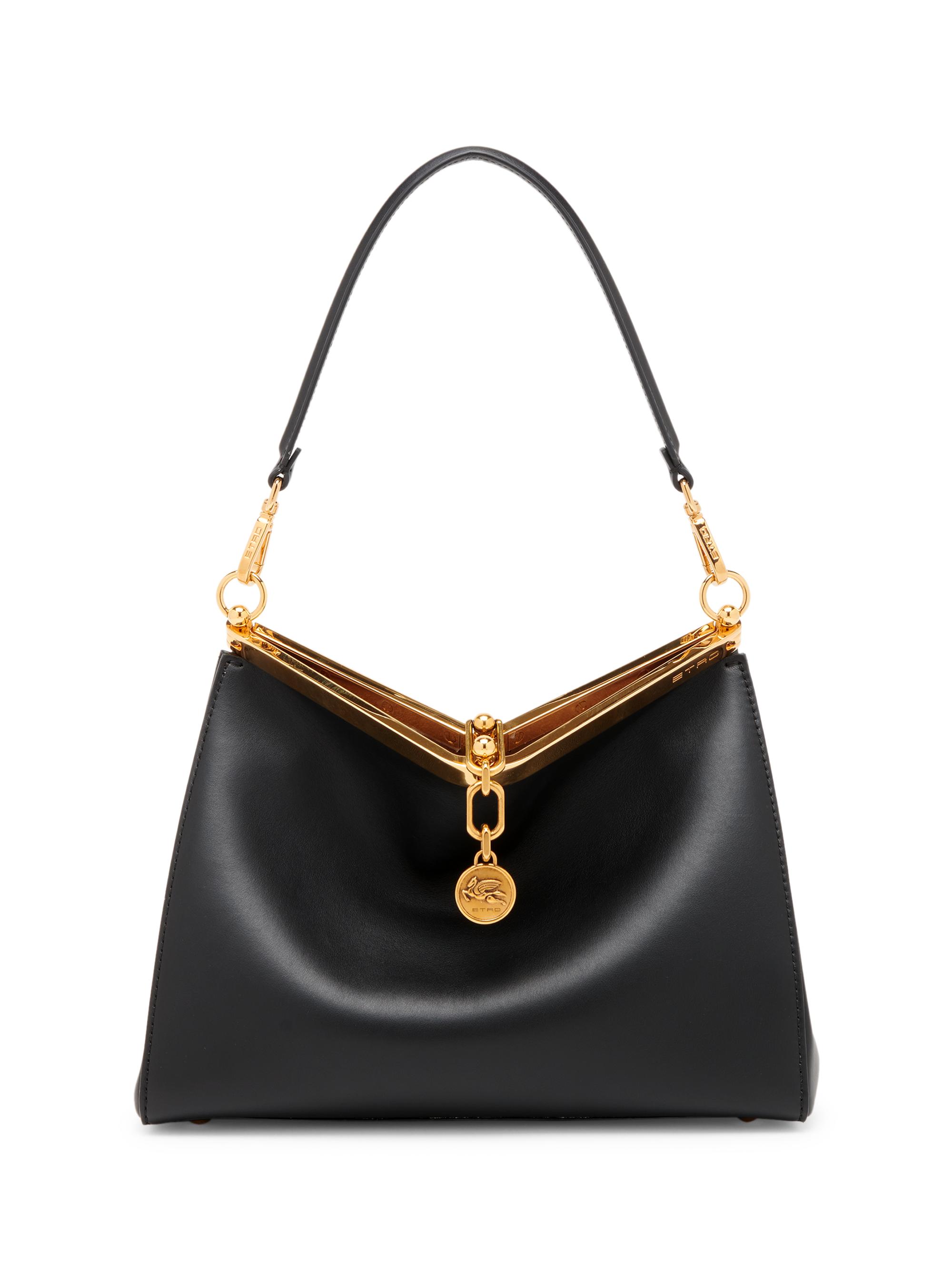 Etro Women's  Vela Leather Shoulder Bag - Nero