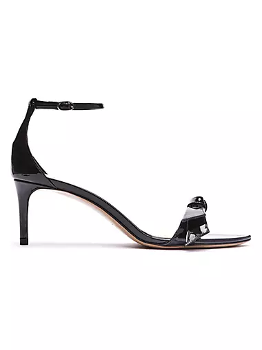 Clarita Double 60MM Patent Leather Sandals