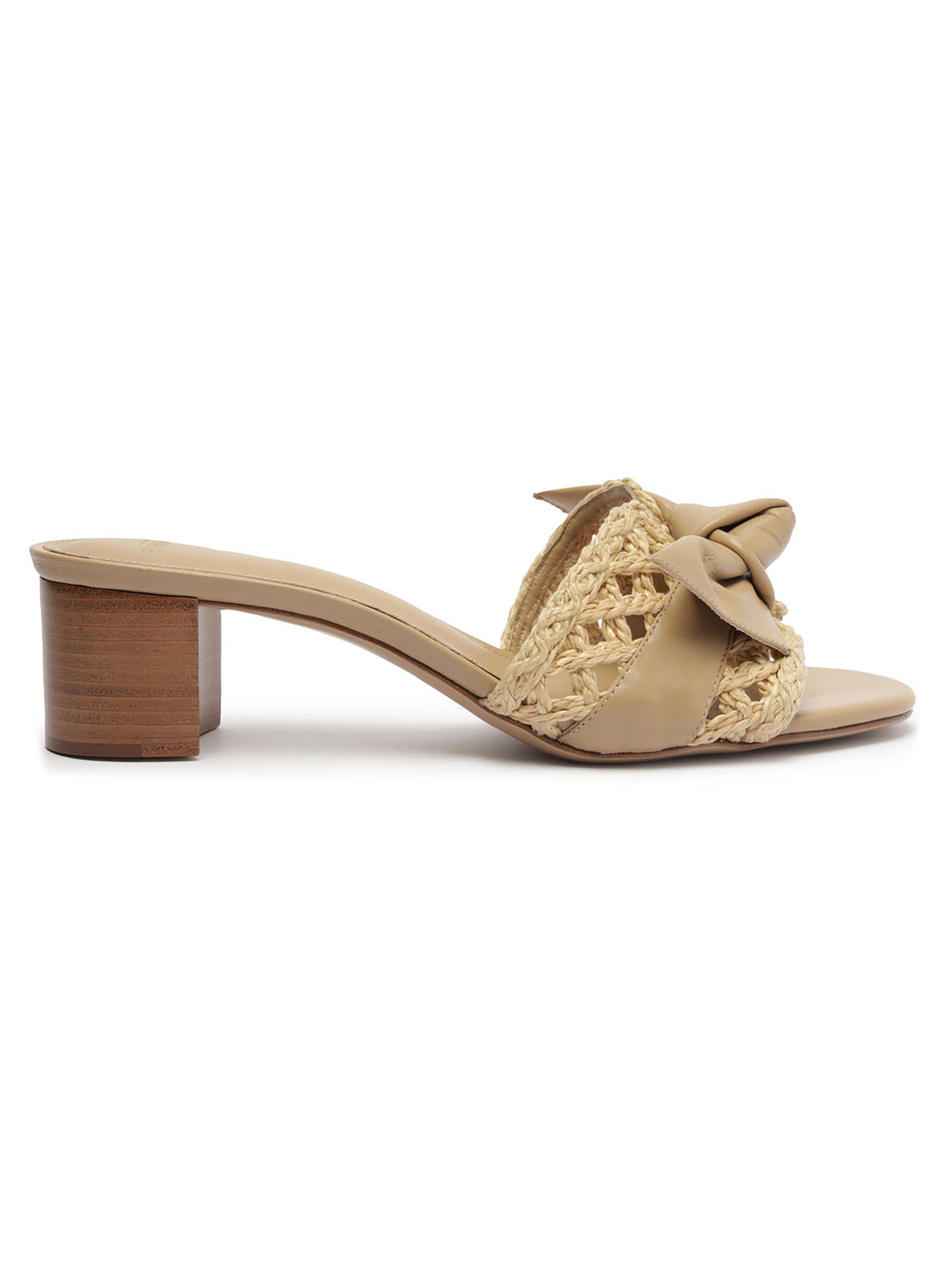 Alexandre Birman Women's Maxi Clarita 45MM Raffia Sandals - Semolina
