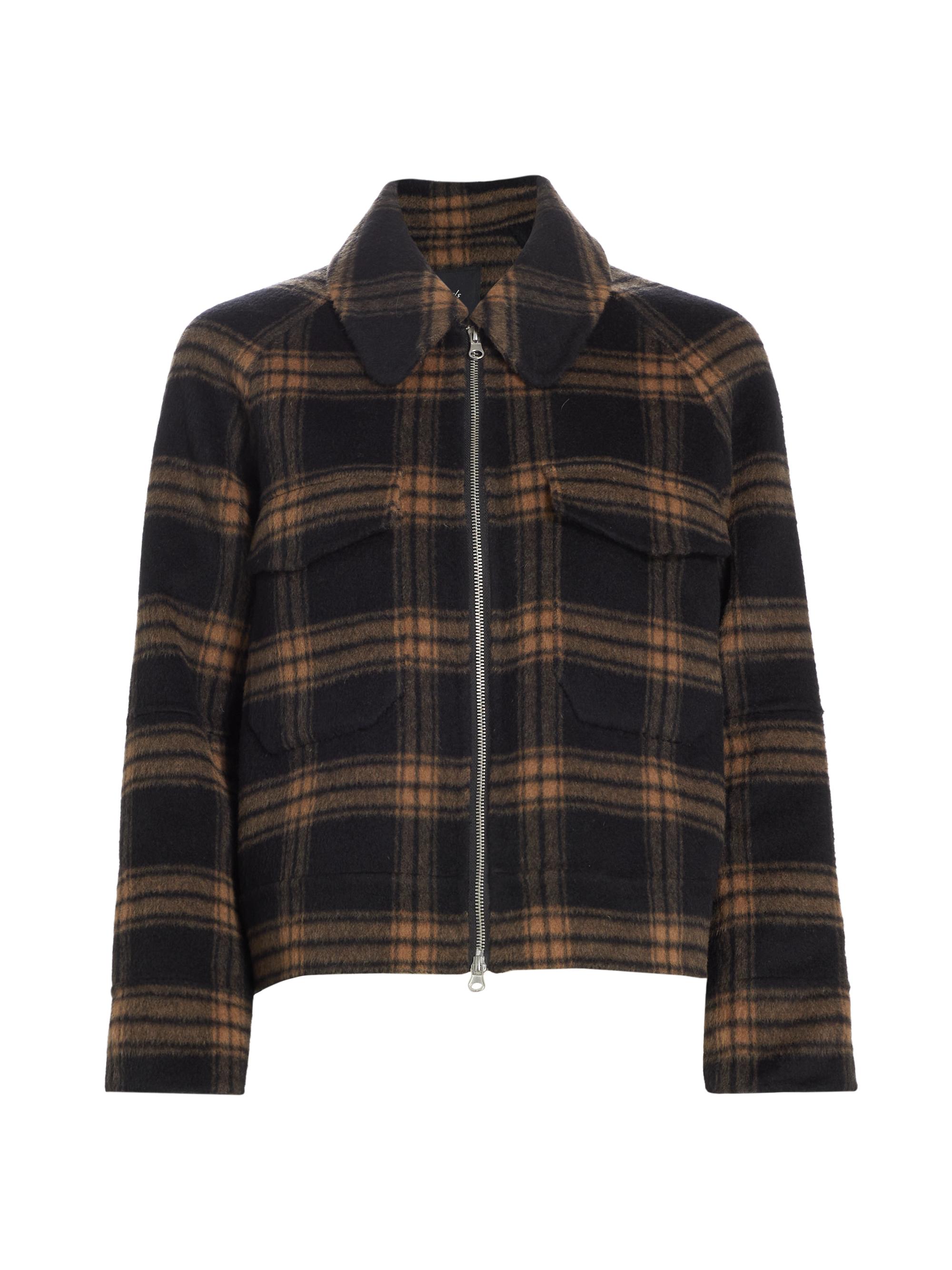 Rails Women's Cheyenne Plaid Wool-Blend Jacket - Camel Jet
