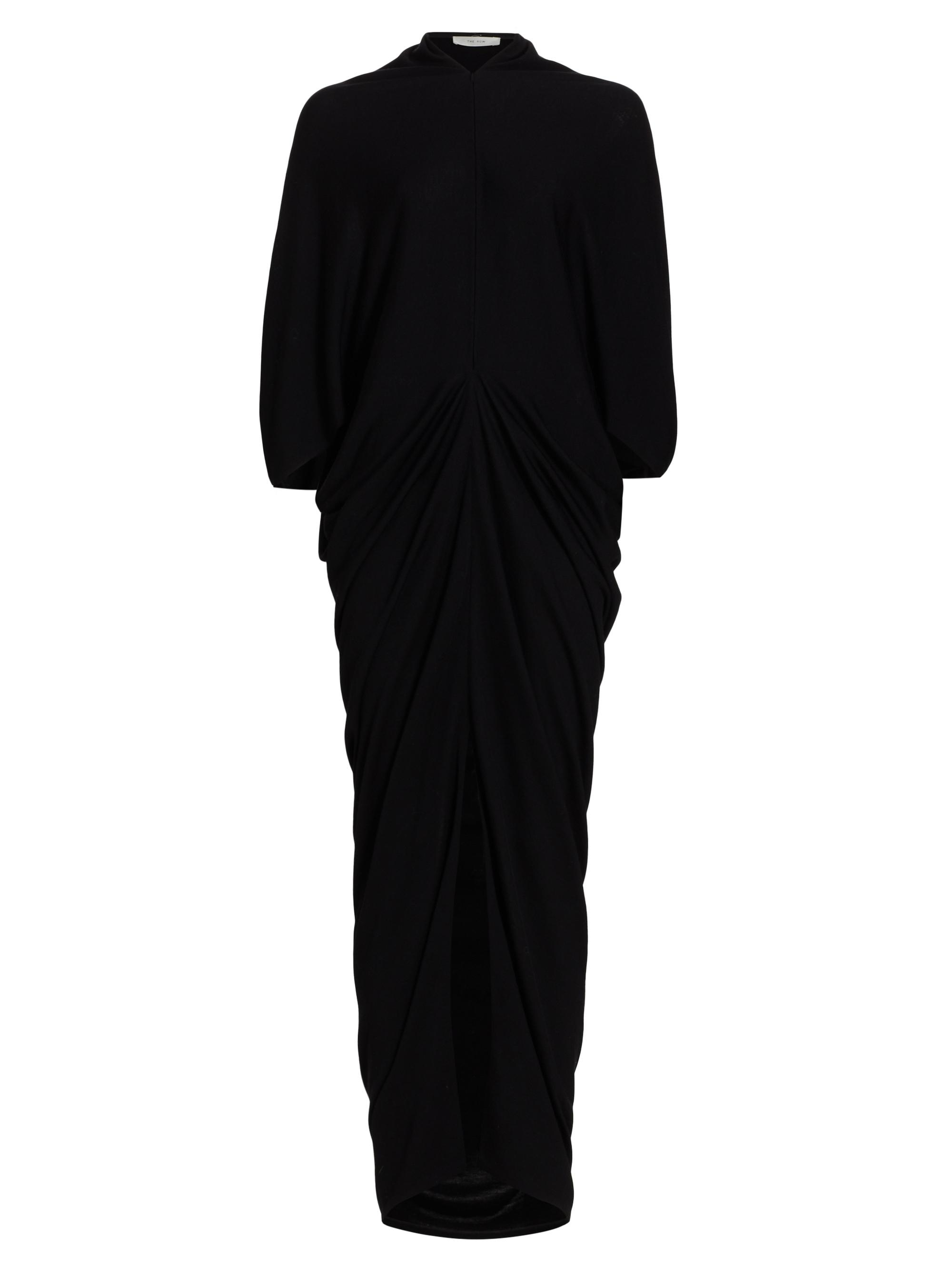 The Row Rodin Draped Wool Maxi Dress | Saks Fifth Avenue