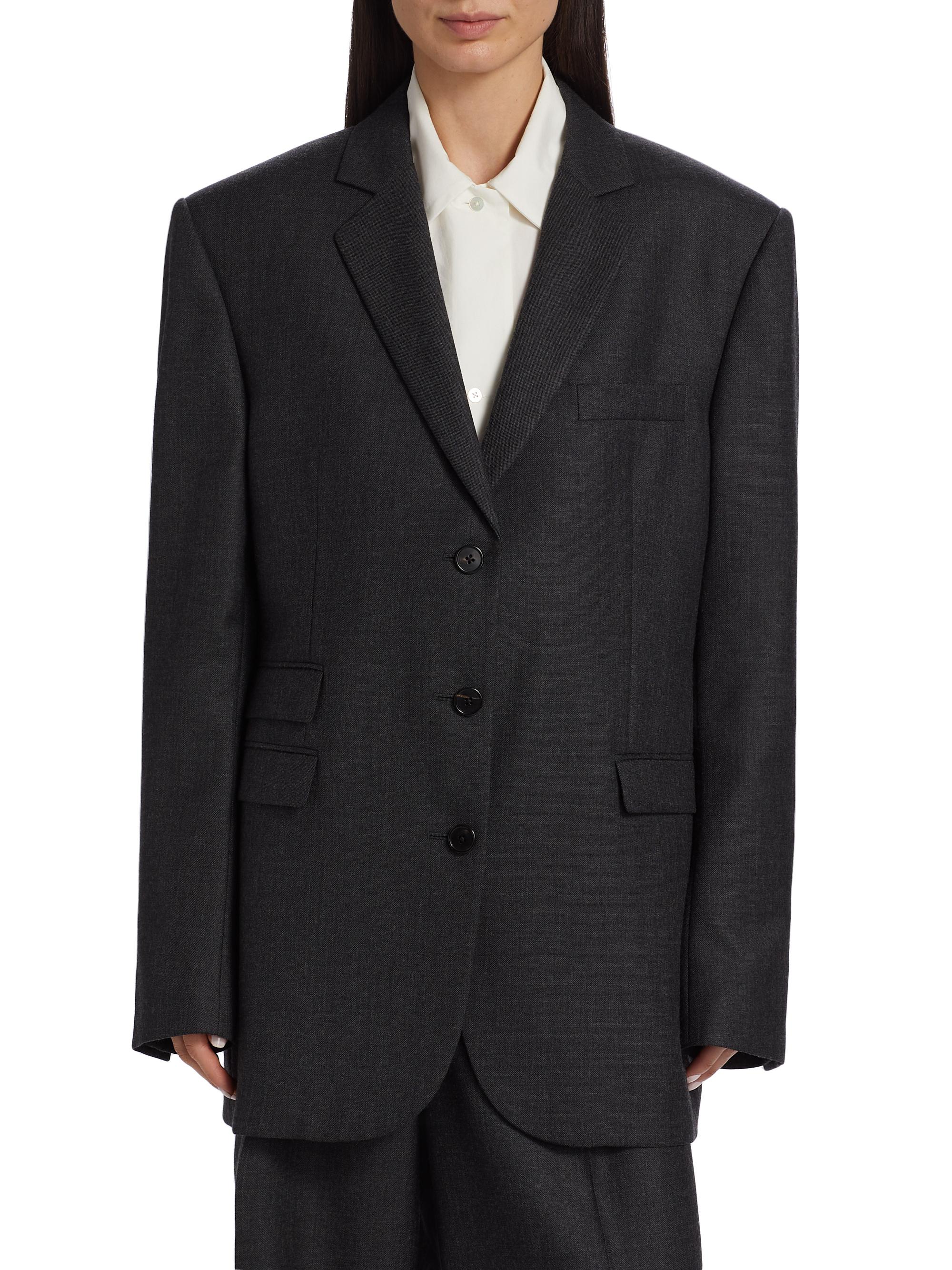 racco★the row・Polli jacket・ザロウ×ロンハーマン THE ROW ザ ロウ ウールコート POLLI JACKET ショートコート