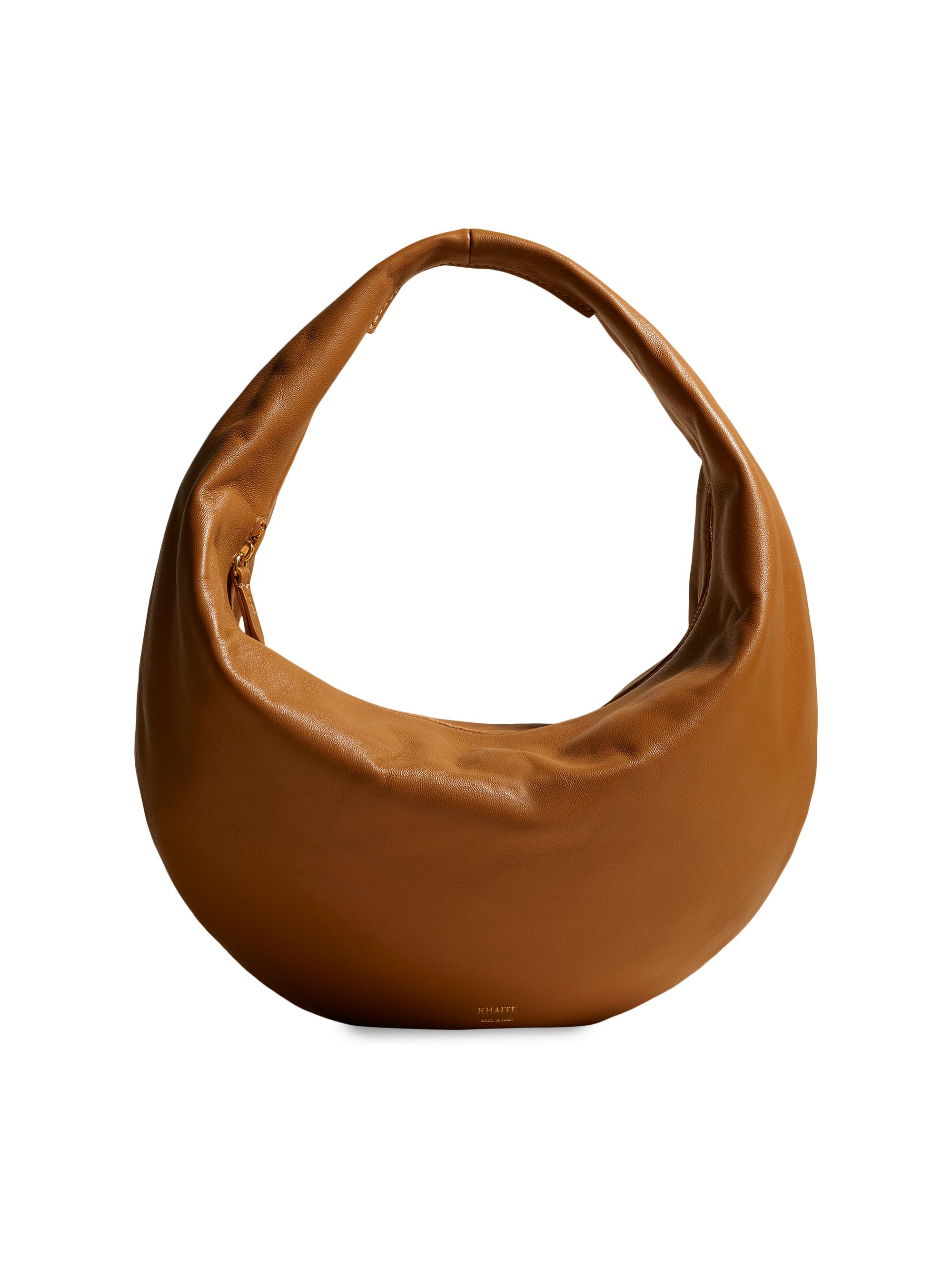 Khaite Women's  Olivia Leather Hobo Bag - Nougat