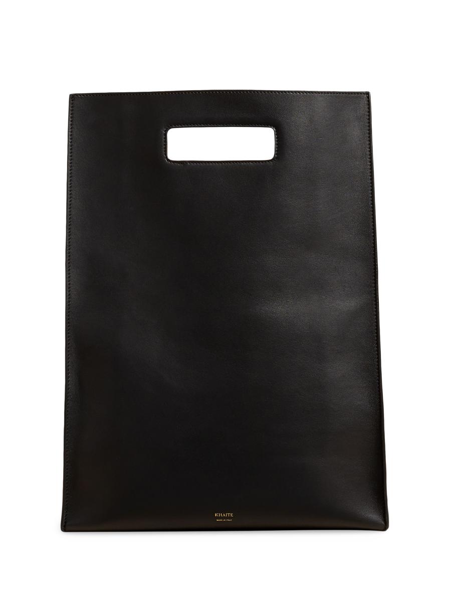 Khaite バッグ Khaite - Lotus Medium Tote Bag in Black – Stoy