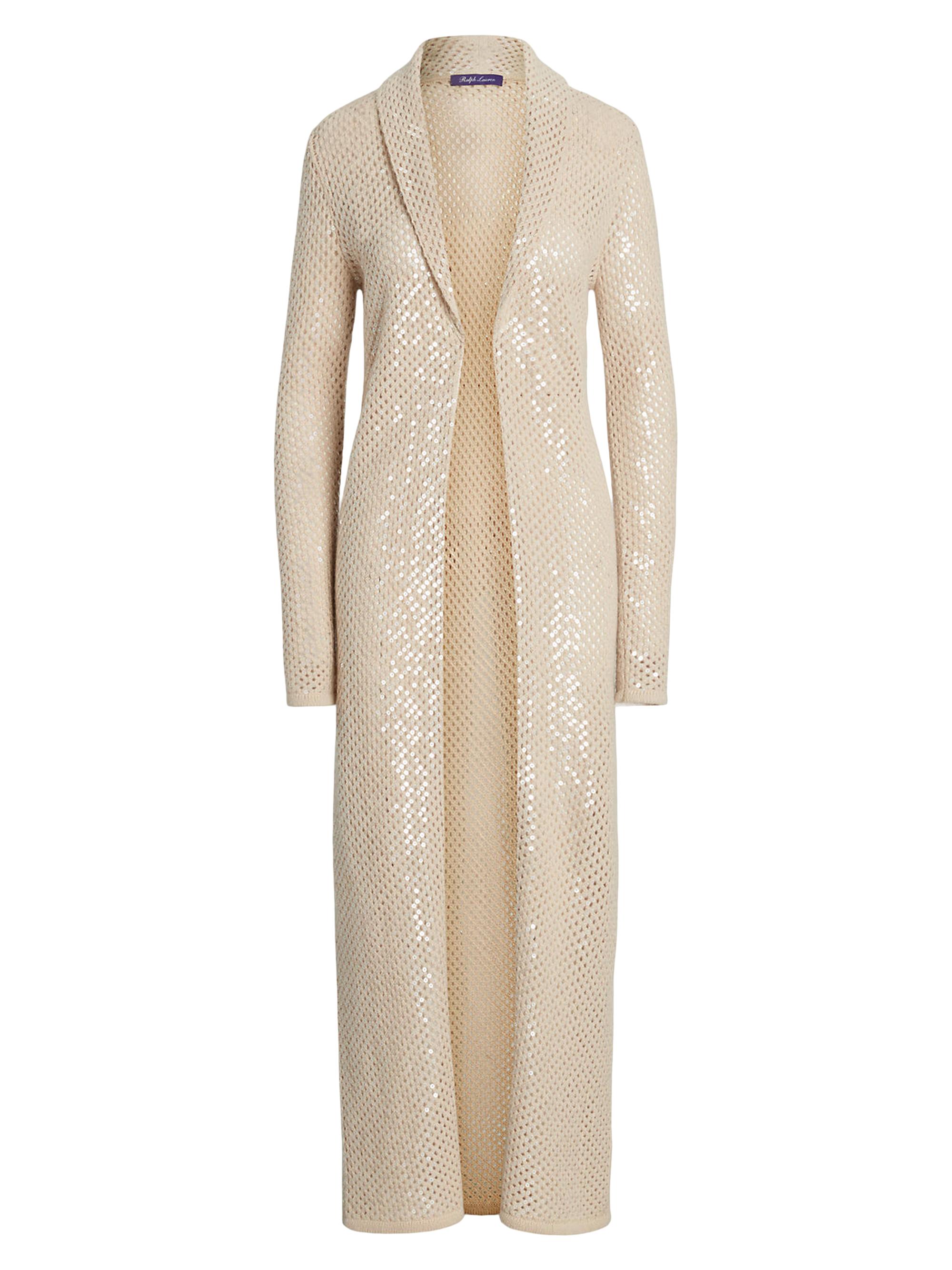 Ralph Lauren Collection Sequined Cashmere Long Cardigan Saks