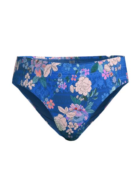 Johnny Was Women's Blue Dove Hipster Bikini Bottom