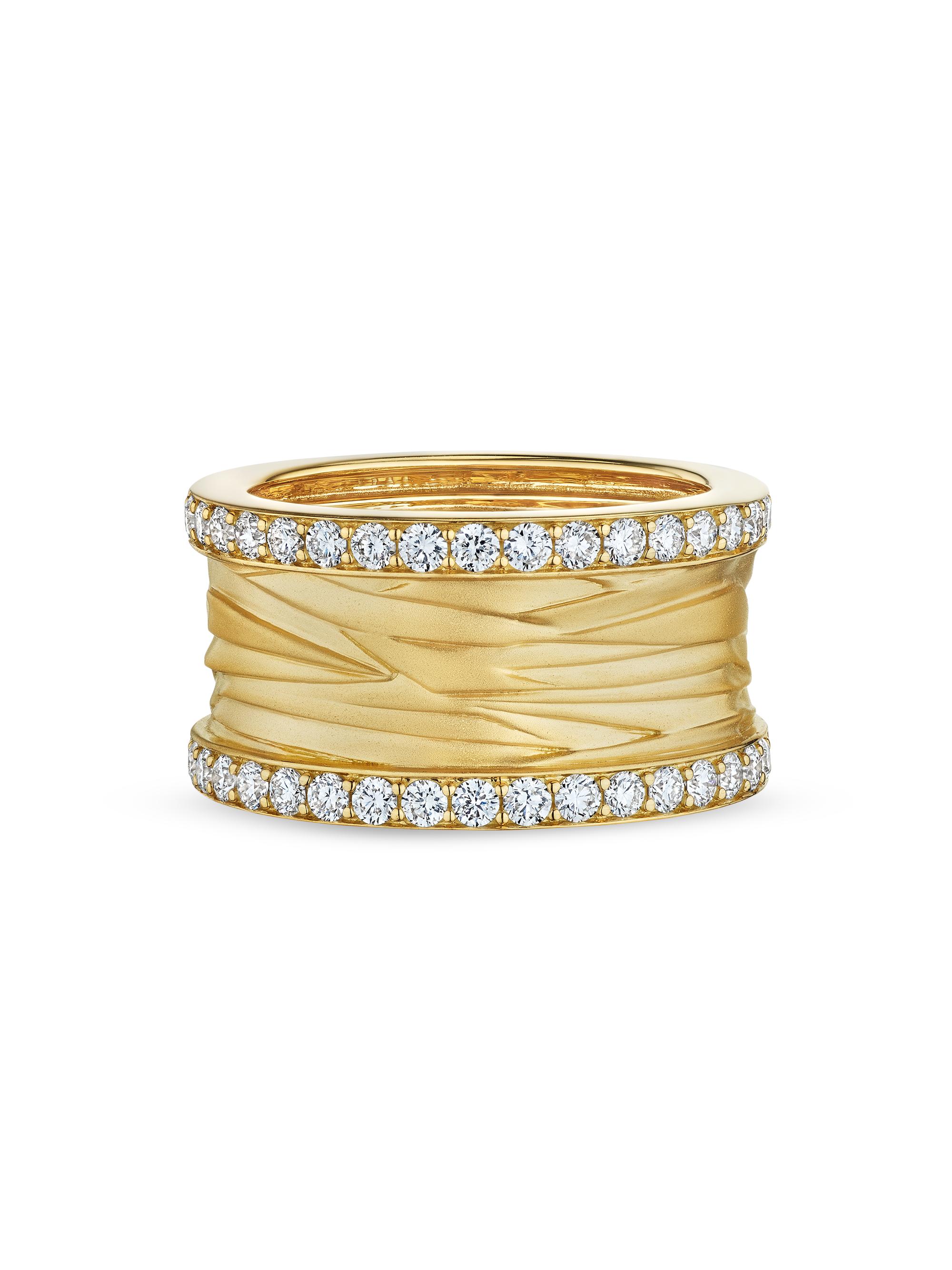 Amazonia Palha 18K Yellow Gold & 0.46 TCW Diamond Ring