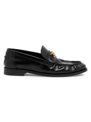 Versace Medusa Head suede loafers - Grey