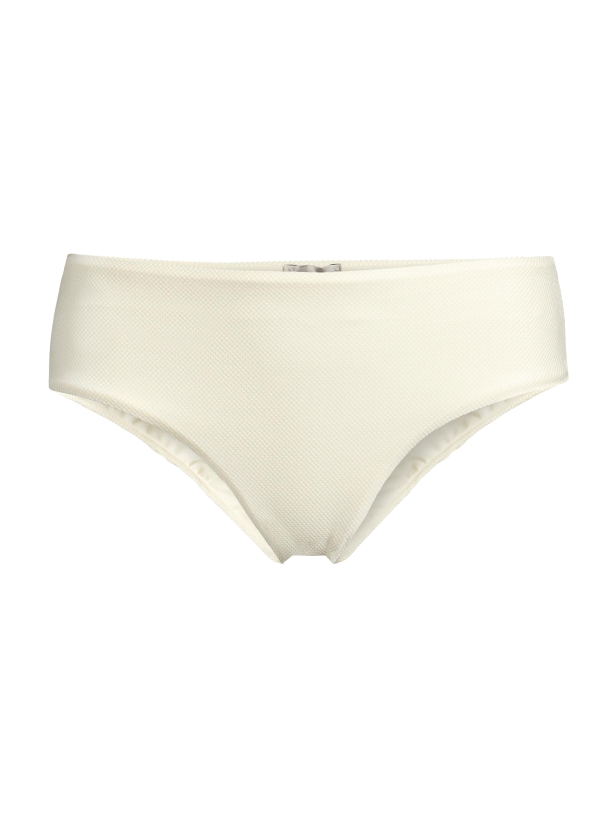 Lenny Niemeyer Swim Women's Destinos Mid-Waist Bikini Bottom - Off White