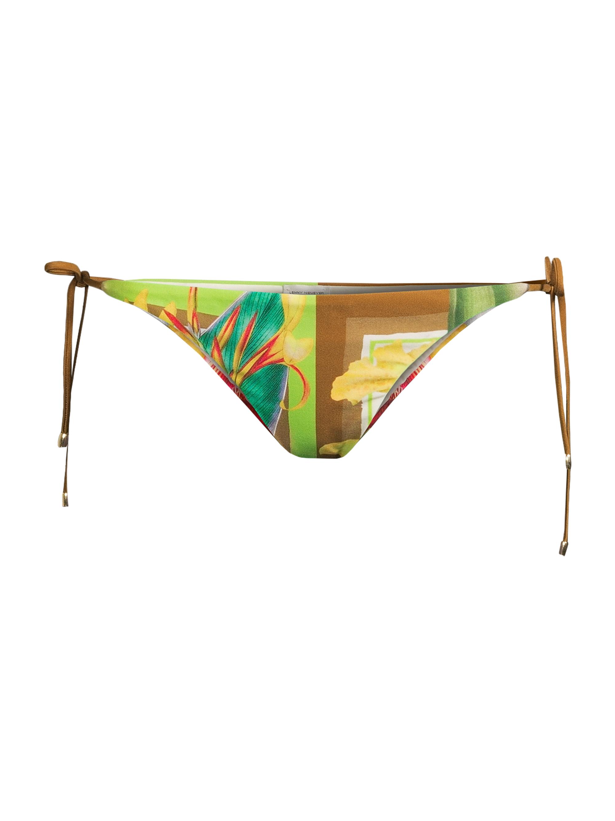 Lenny Niemeyer Swim Women's Destinos Printed String Bikini Bottom - Carres