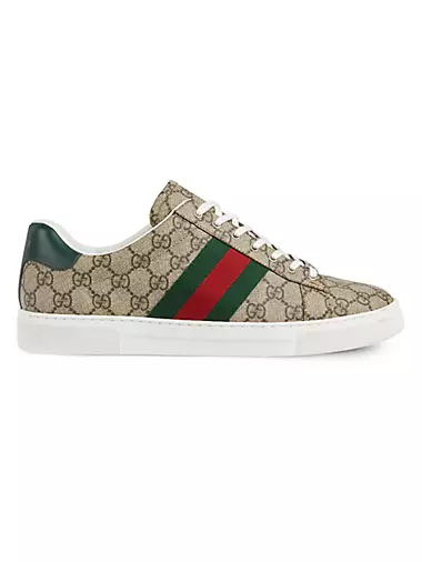 Ace GG Canvas Low-Top Sneakers