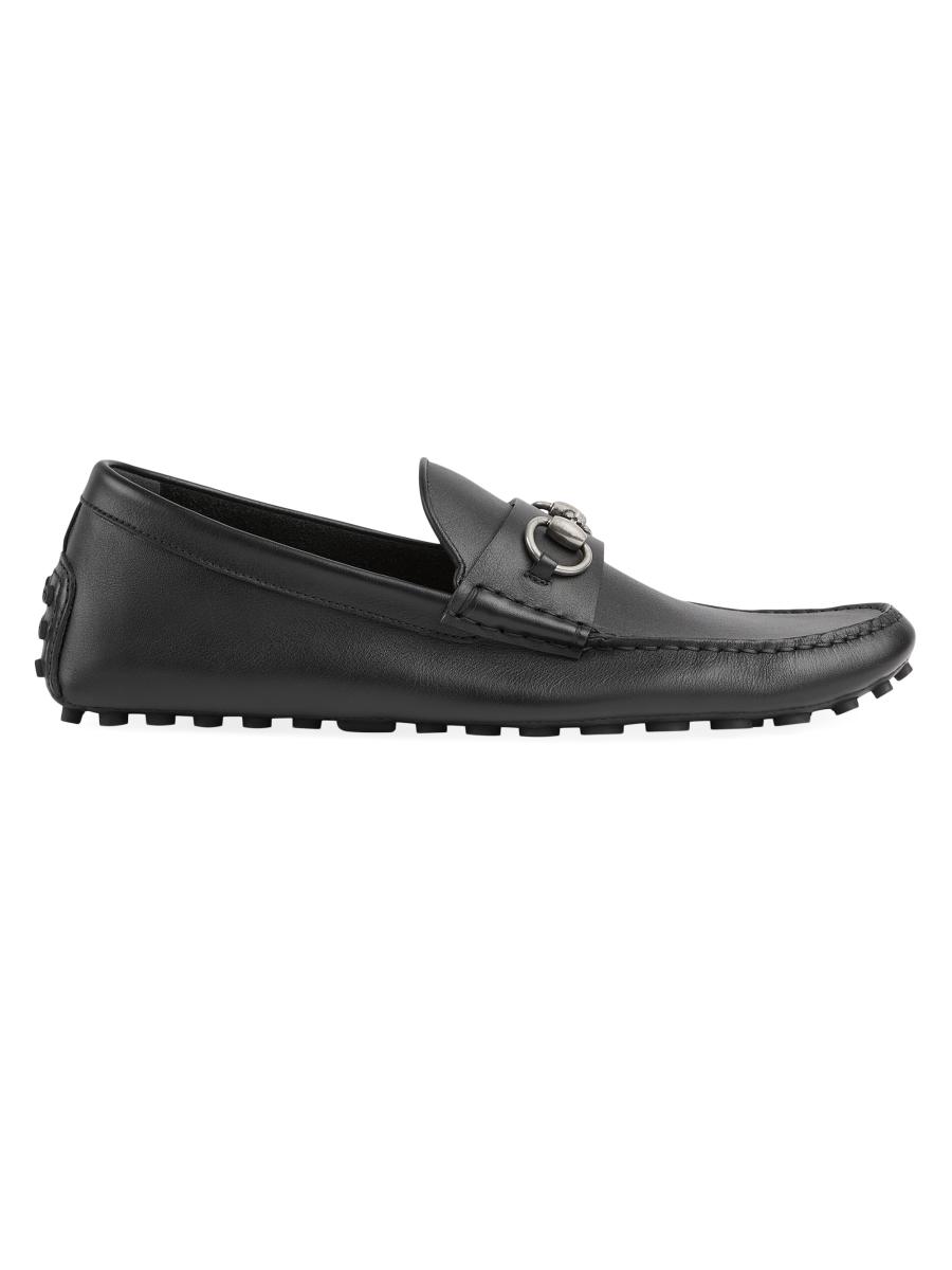 Gucci Byorn Leather Driving Loafers | Saks Fifth Avenue