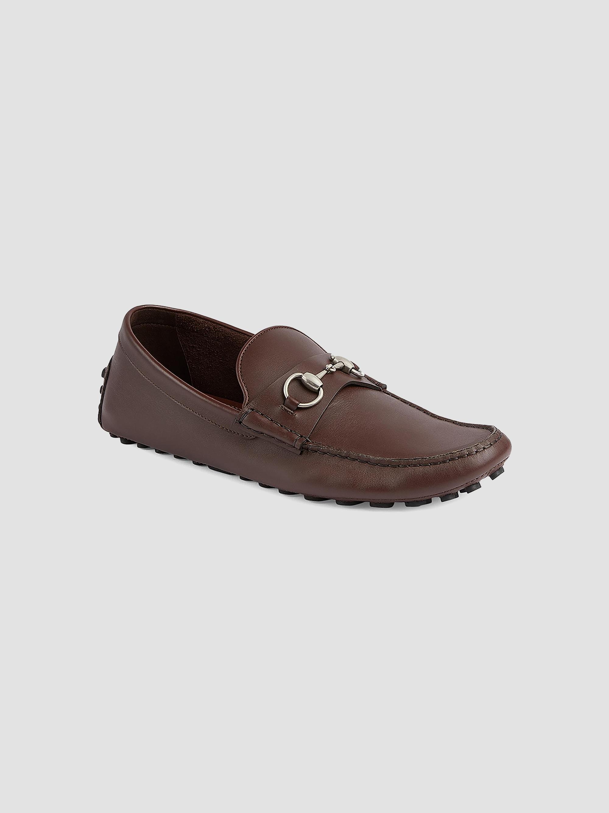 Gucci Byorn Leather Driving Loafers | Saks Fifth Avenue