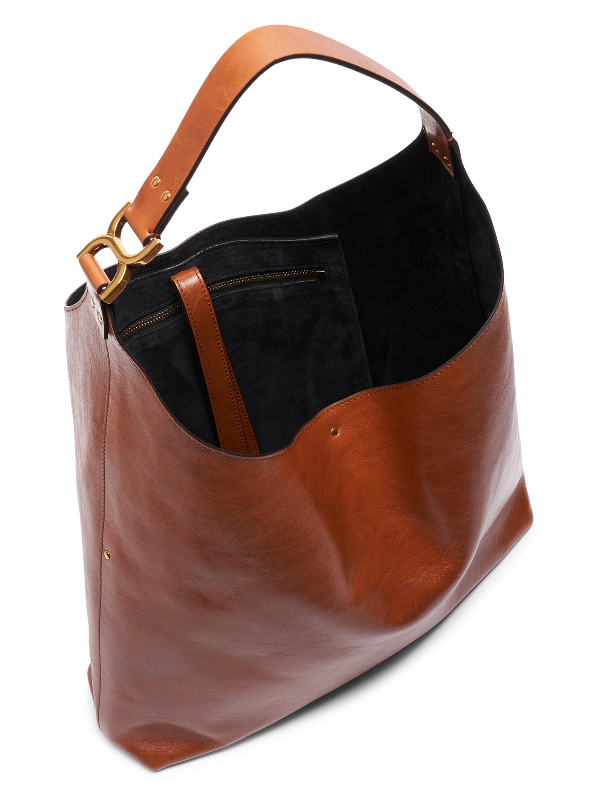 Sac à Main Chloé Marcie En Cuir Corail - Modèle Hobo Vintage, Fabriqué En Italie
