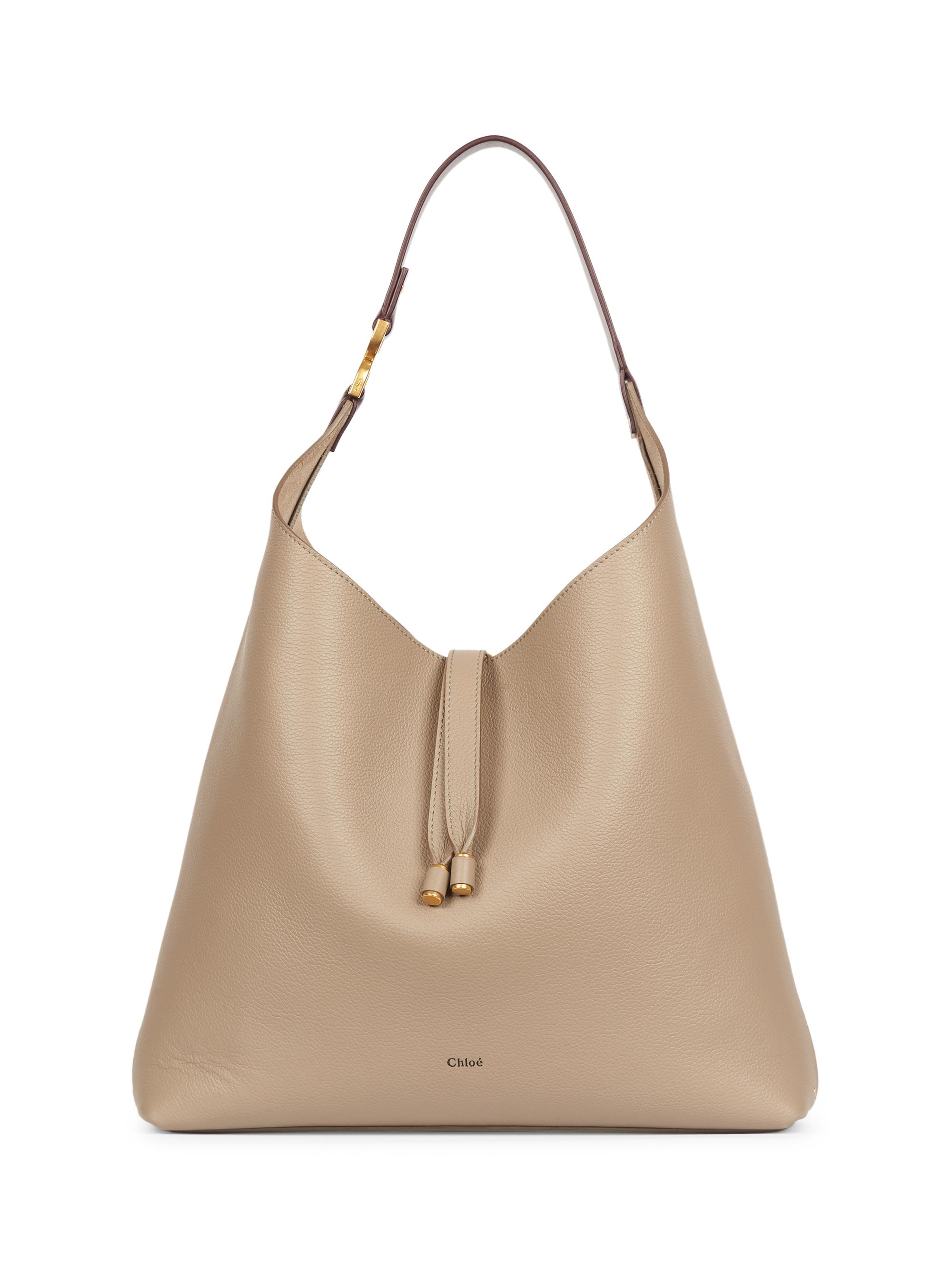 Chloé Women's Marcie Leather Hobo Bag - Motty Grey