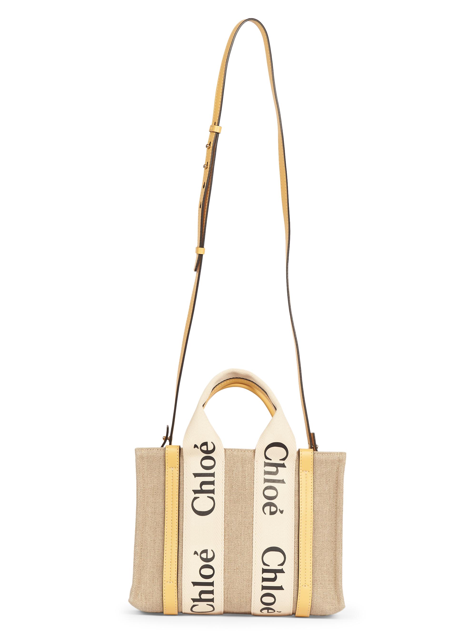 Chloé Small Woody Linen Tote Bag | Saks Fifth Avenue