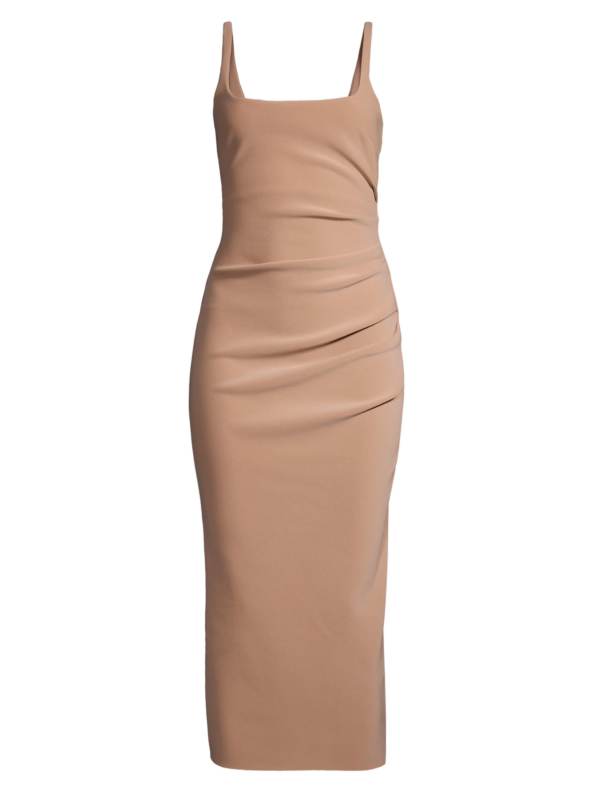 Bec & Bridge Women's Karina Tuck Midi-Dress - Camel