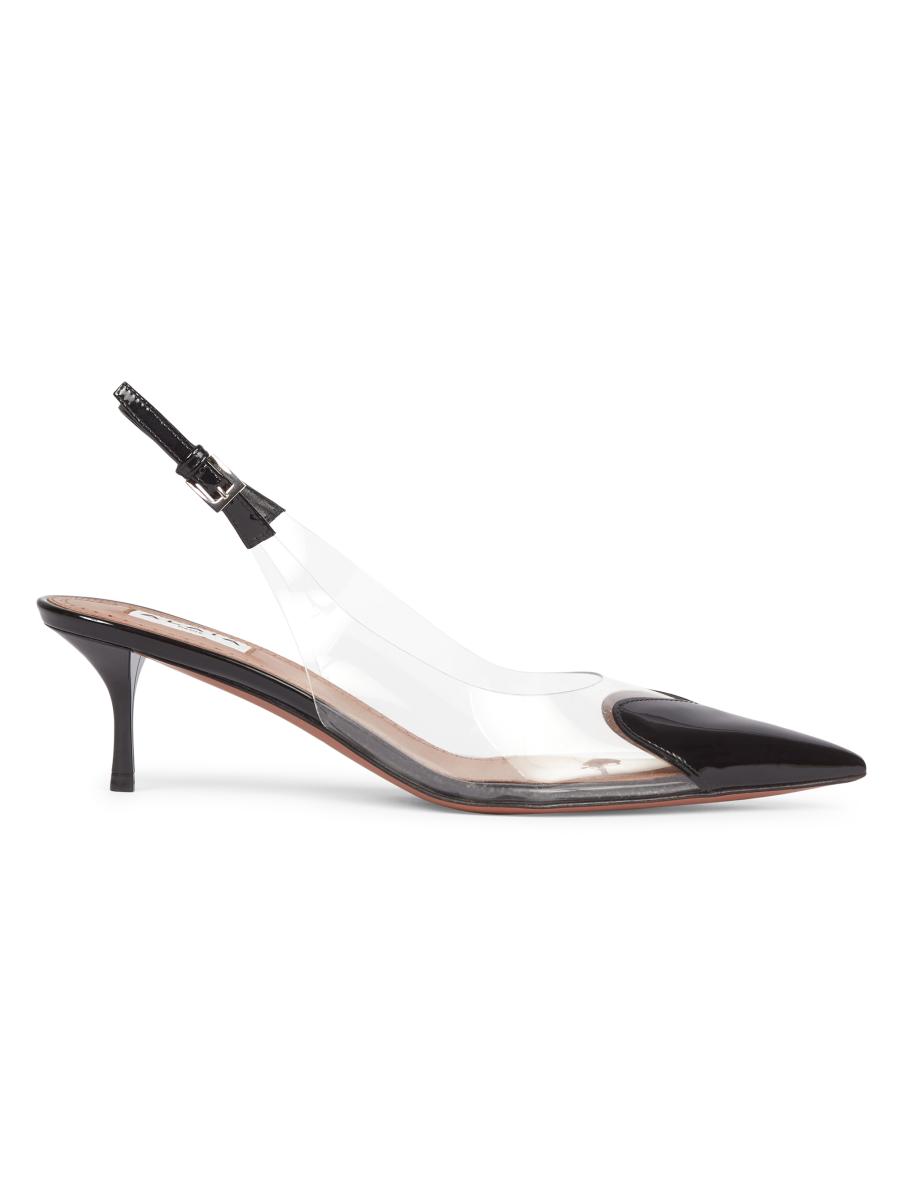 【VIP価格 2色展開】ALAIA LE COUER SLINGBACK BALLETS 人気 ALAÏA | Le Coeur Leather Slingback Flats | Women | Lane Crawford