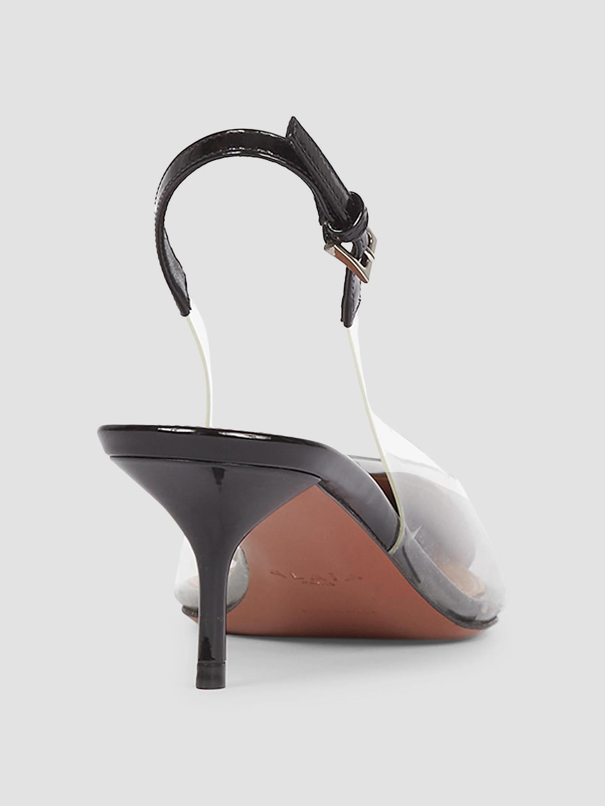 ALAÏA Le Coeur 55MM Slingback Pumps | Saks Fifth Avenue