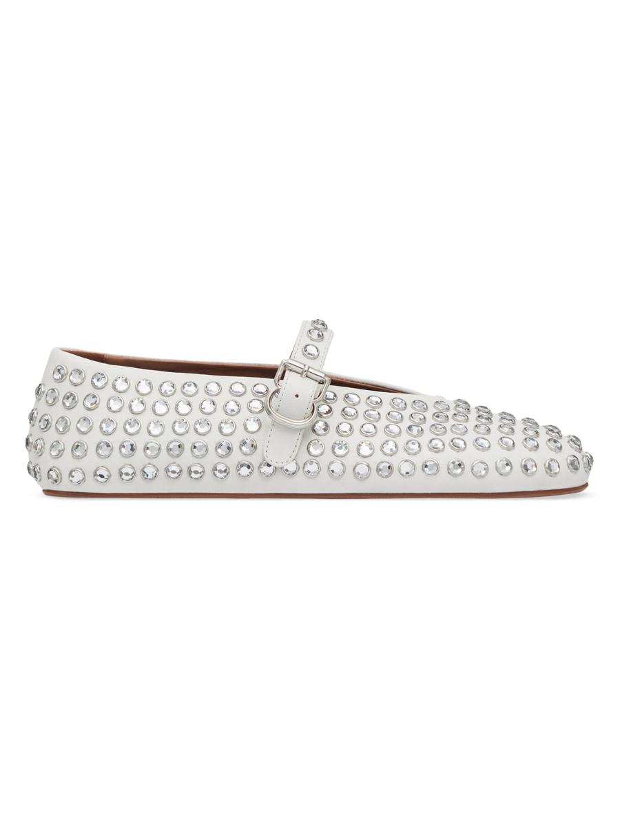 Alaïa Embellished Leather Mary Jane Flats | Saks Fifth Avenue