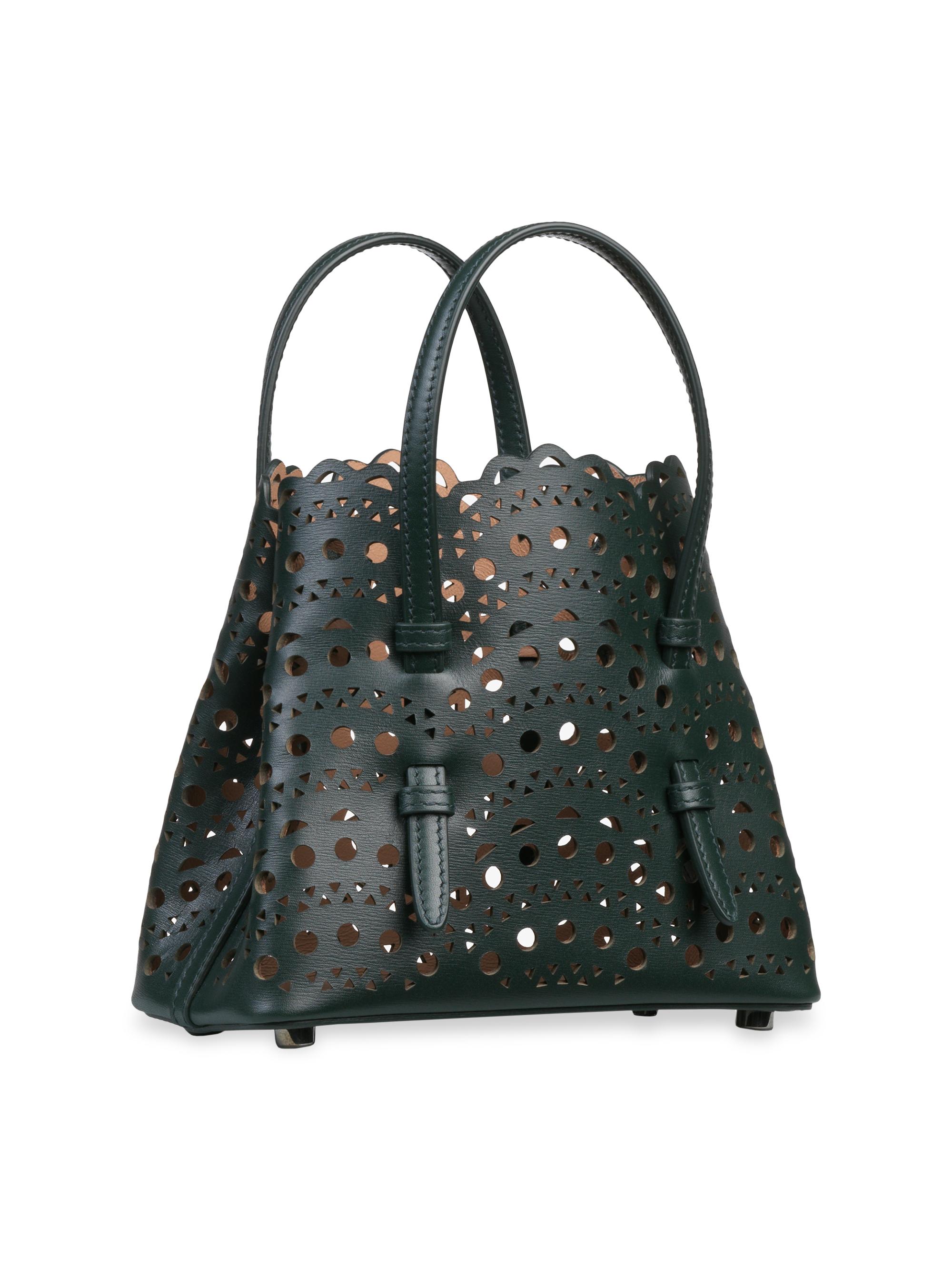 Alaïa Mina 16 Leather Crossbody Bag | Saks Fifth Avenue