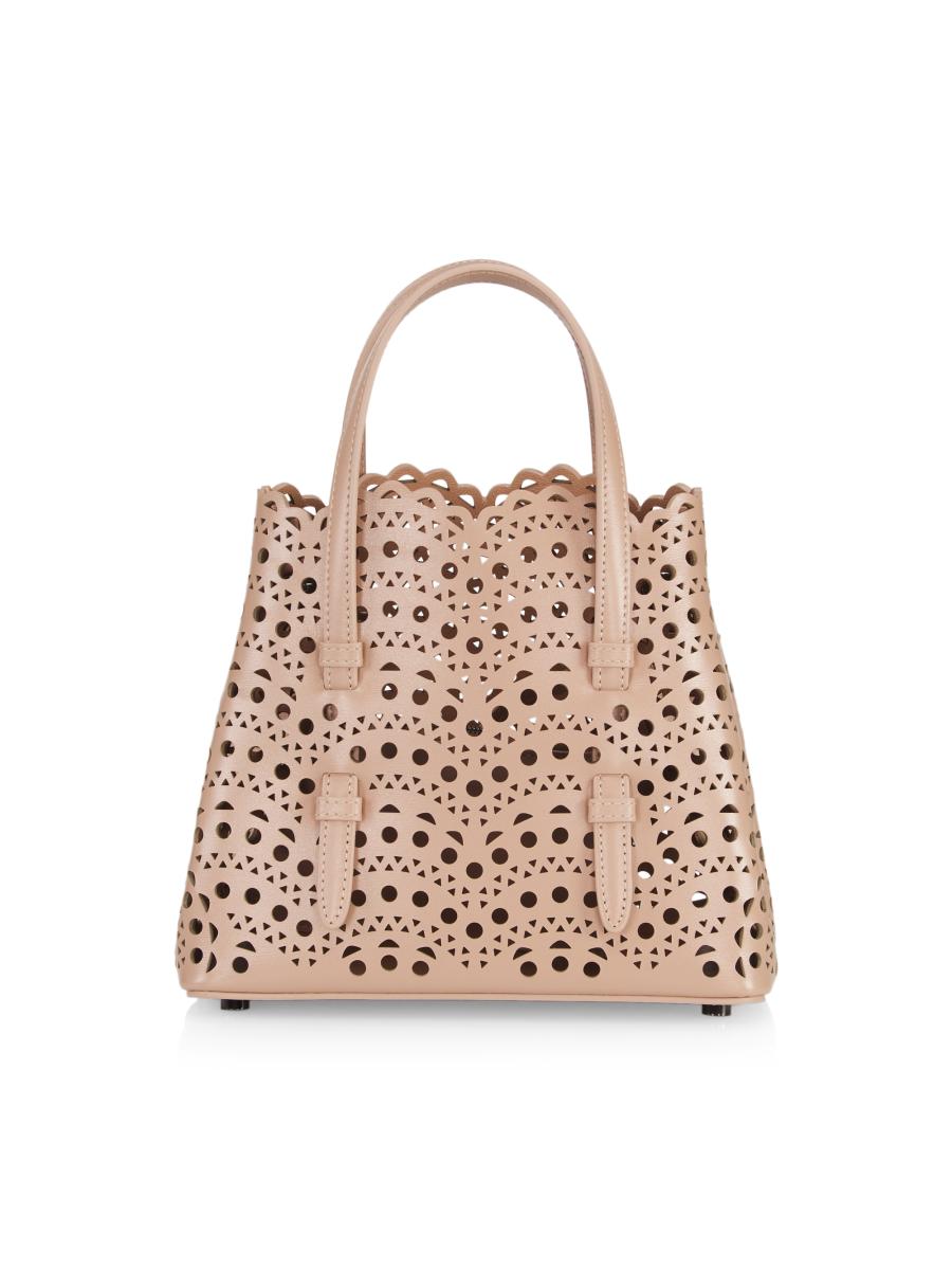 【FW24*】MINA 20 ALAÏA Black Mina 20 Bag In Vienne Wave Lux Calfskin | ALAÏA US