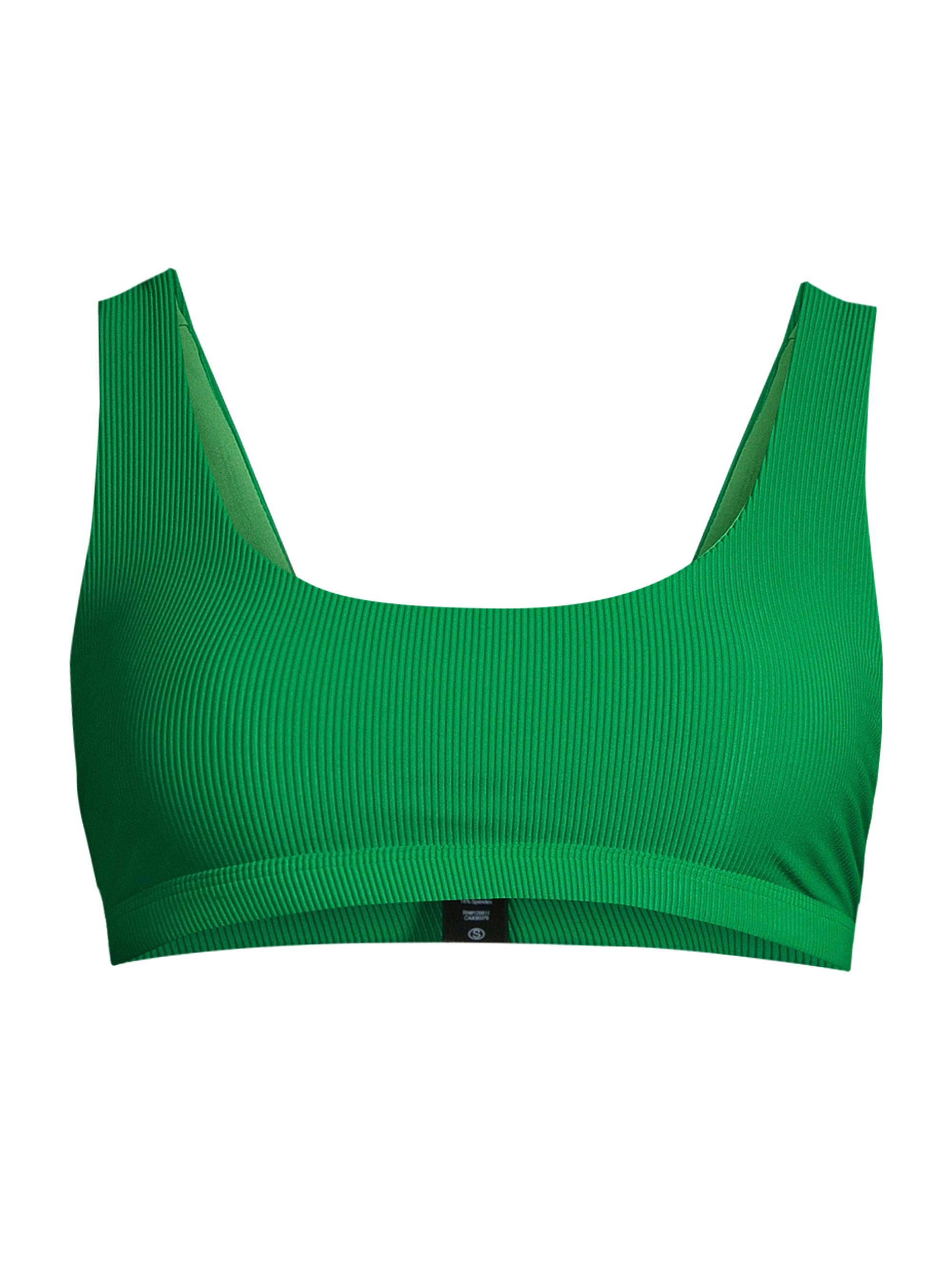 Beach Riot Women's Peyton Scoopneck Bikini Top - Jelly Bean Green