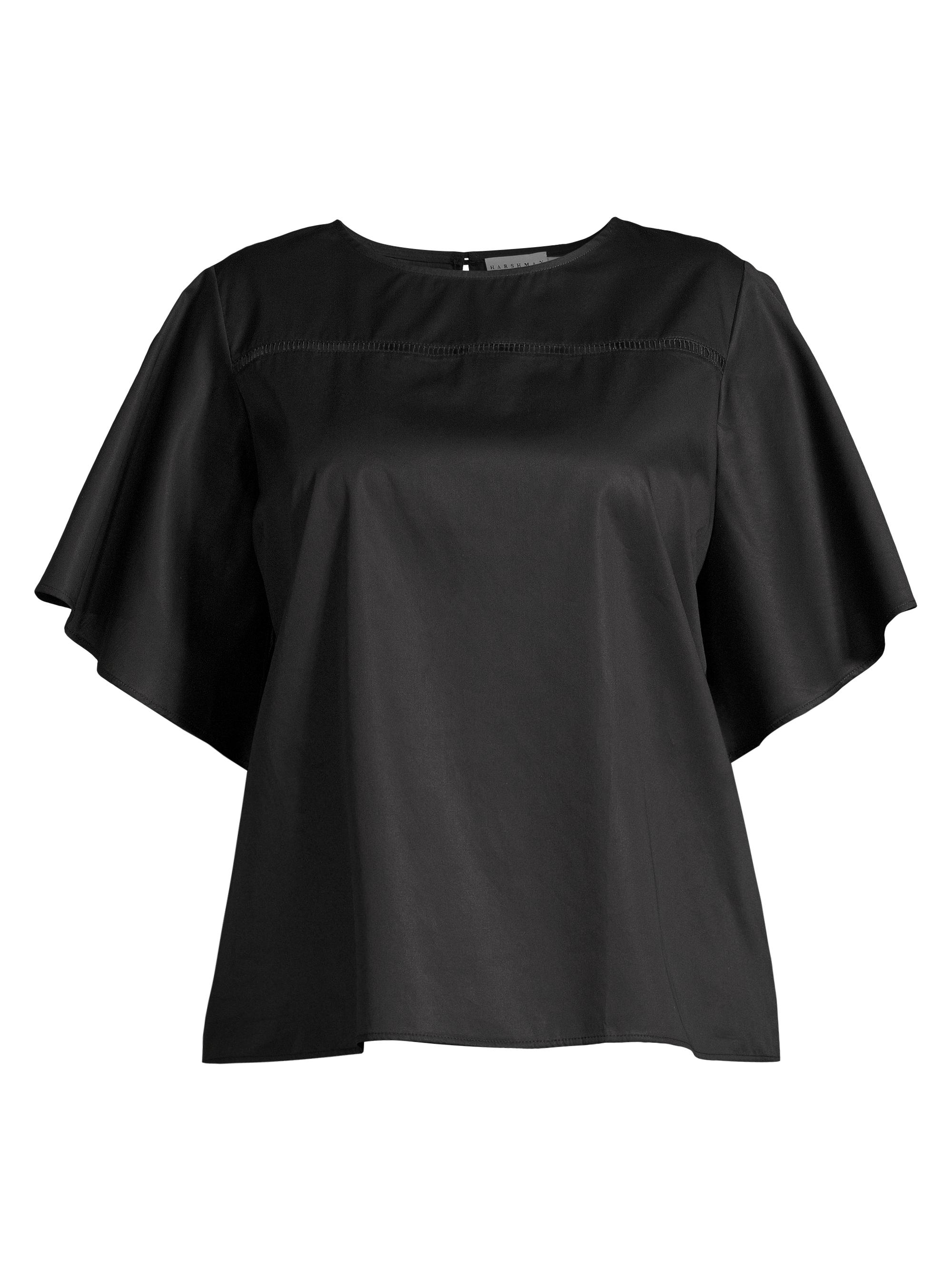 Harshman Women's Zinnia Cotton Blouse - Black
