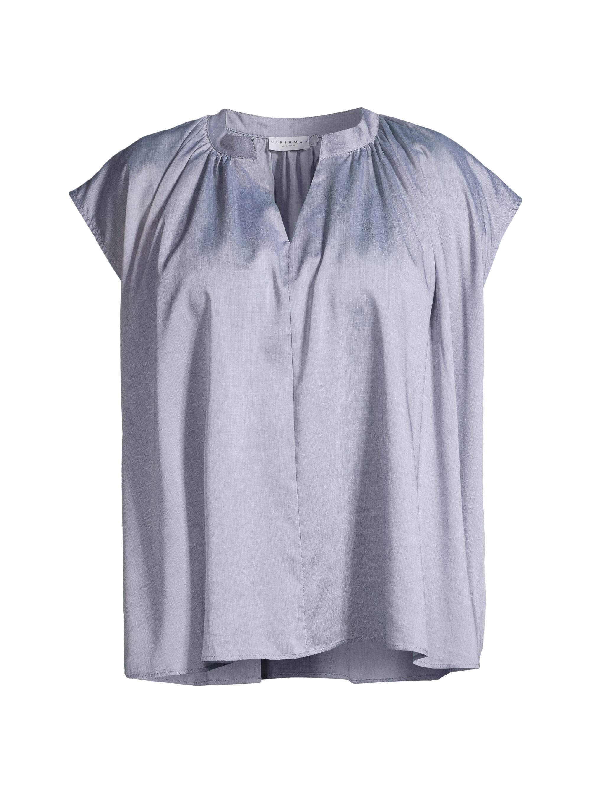 Harshman Women's Finch Short-Sleeve Blouse - Ice Blue
